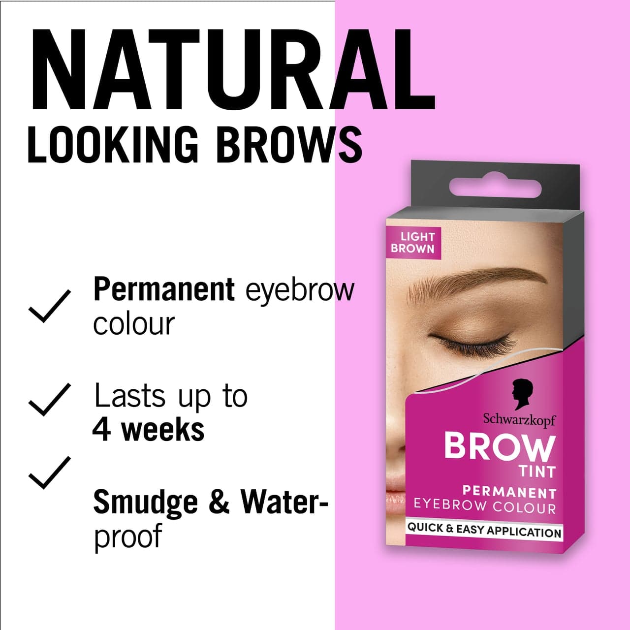 Schwarzkopf Brow Tint Light Brown 5-1 - produktbild 3