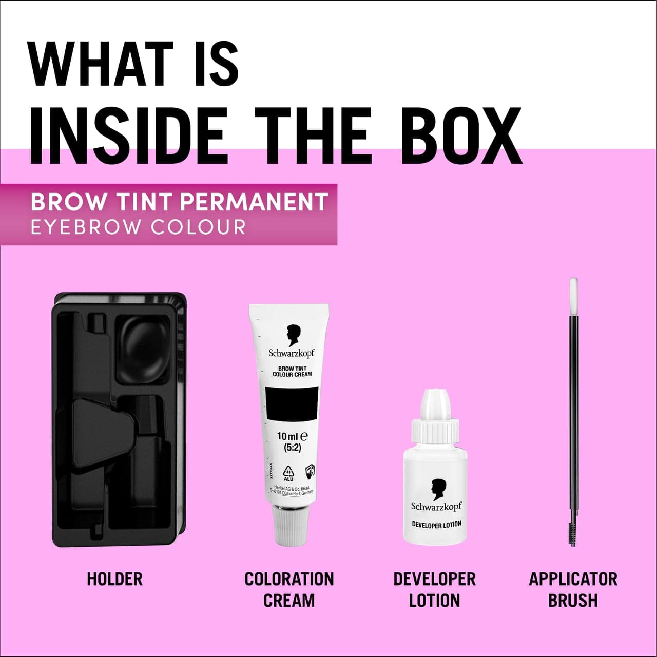 Schwarzkopf Brow Tint Light Brown 5-1 - produktbild 4