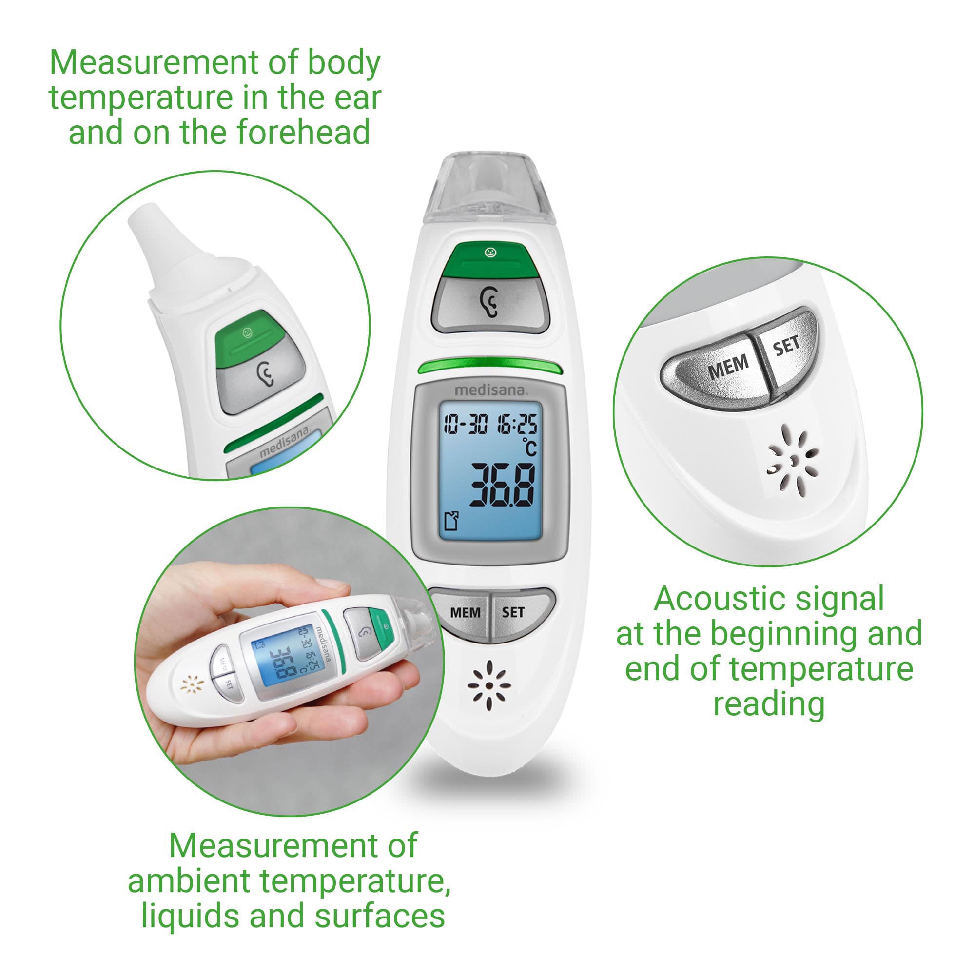 Medisana Termometer Infraröd Multi TM750 - produktbild 5