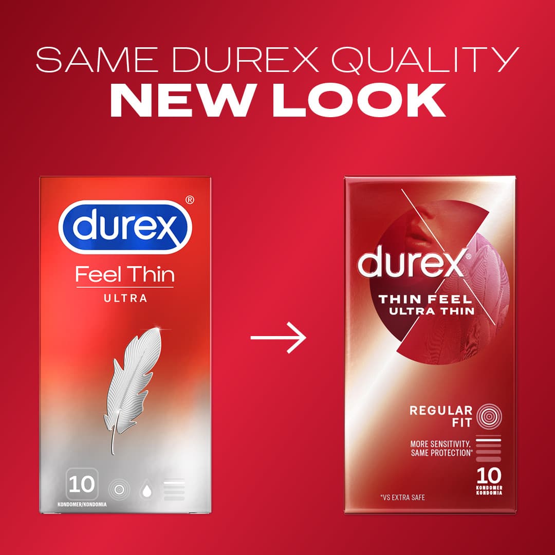 Durex Thin Feel Ultra Thin Kondomer 3 st - produktbild 4