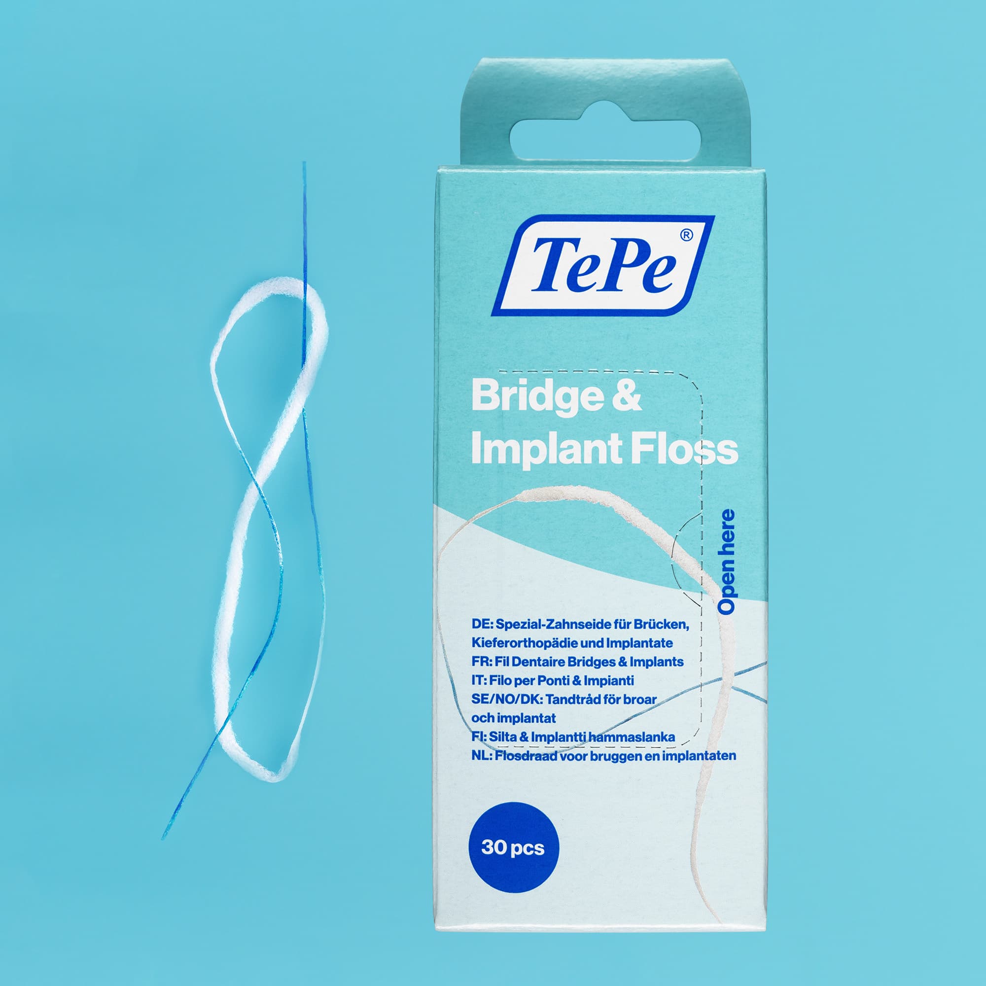 TePe Bridge & Implant Floss 30 st 2