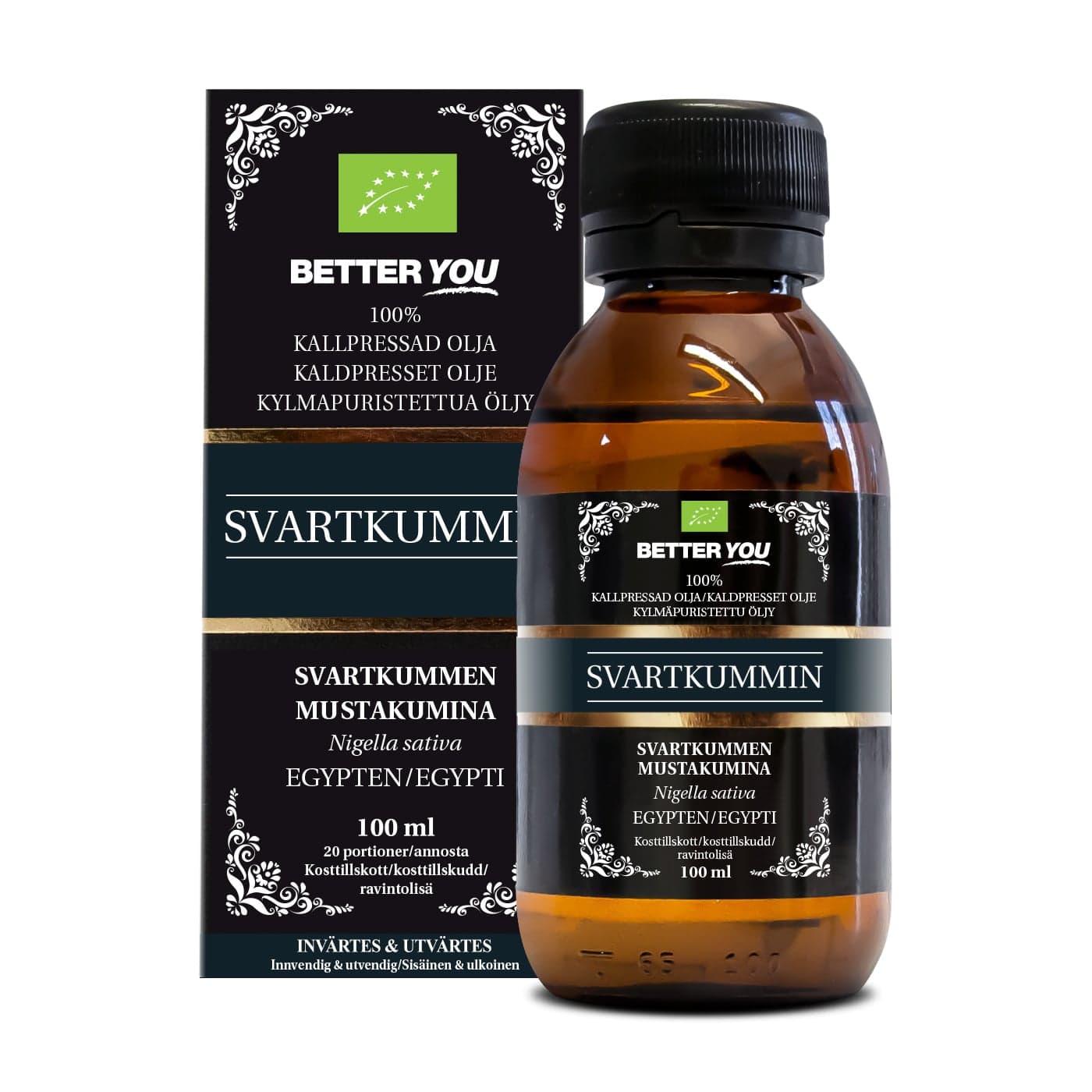 Better You Kallpressad Svartkumminolja EKO 100 ml