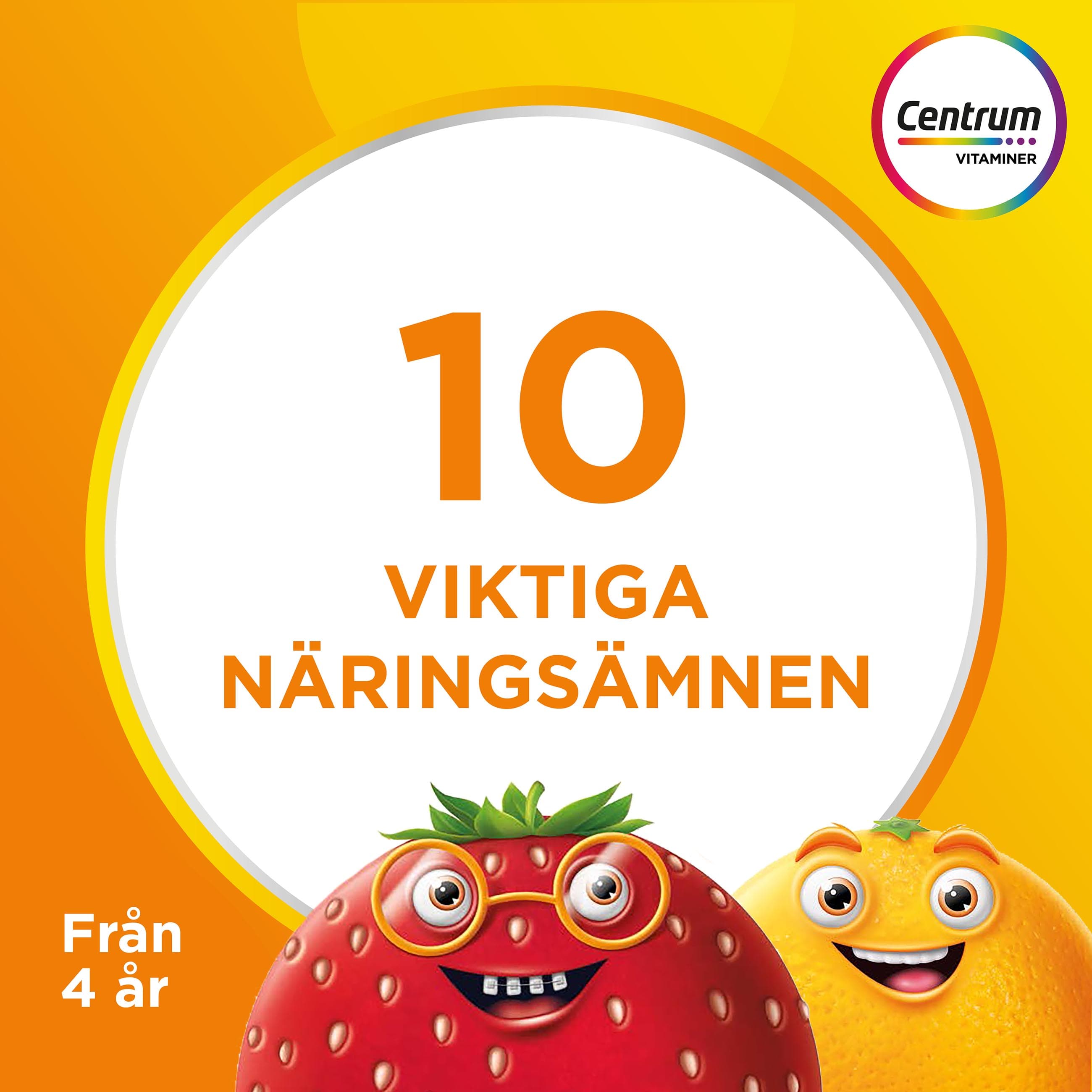 Centrum Barn Multivitamin Gummies Jordgubb & Apelsin 60 gummies 3
