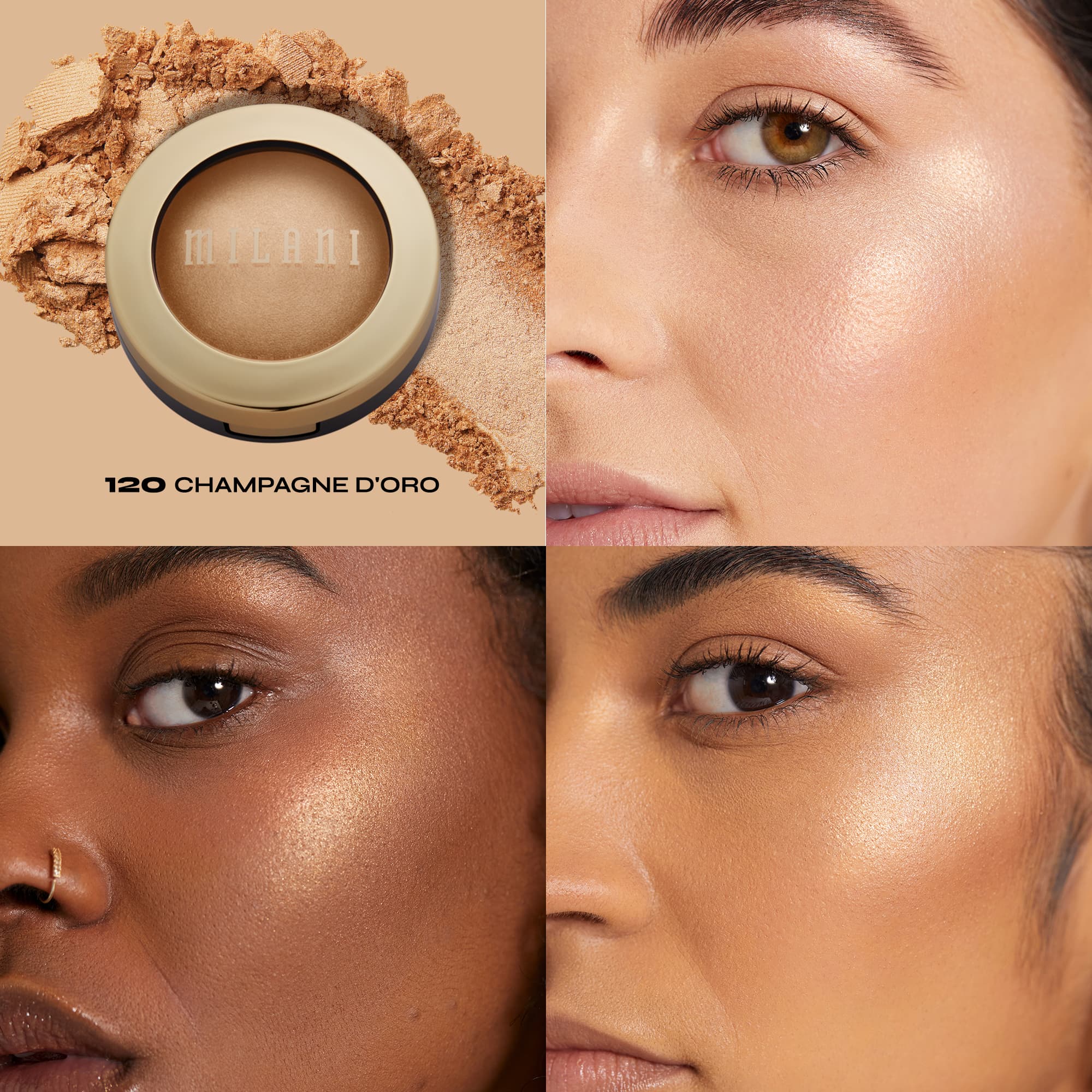 Milani Baked Highlighter Champagne D'oro 7 g 2