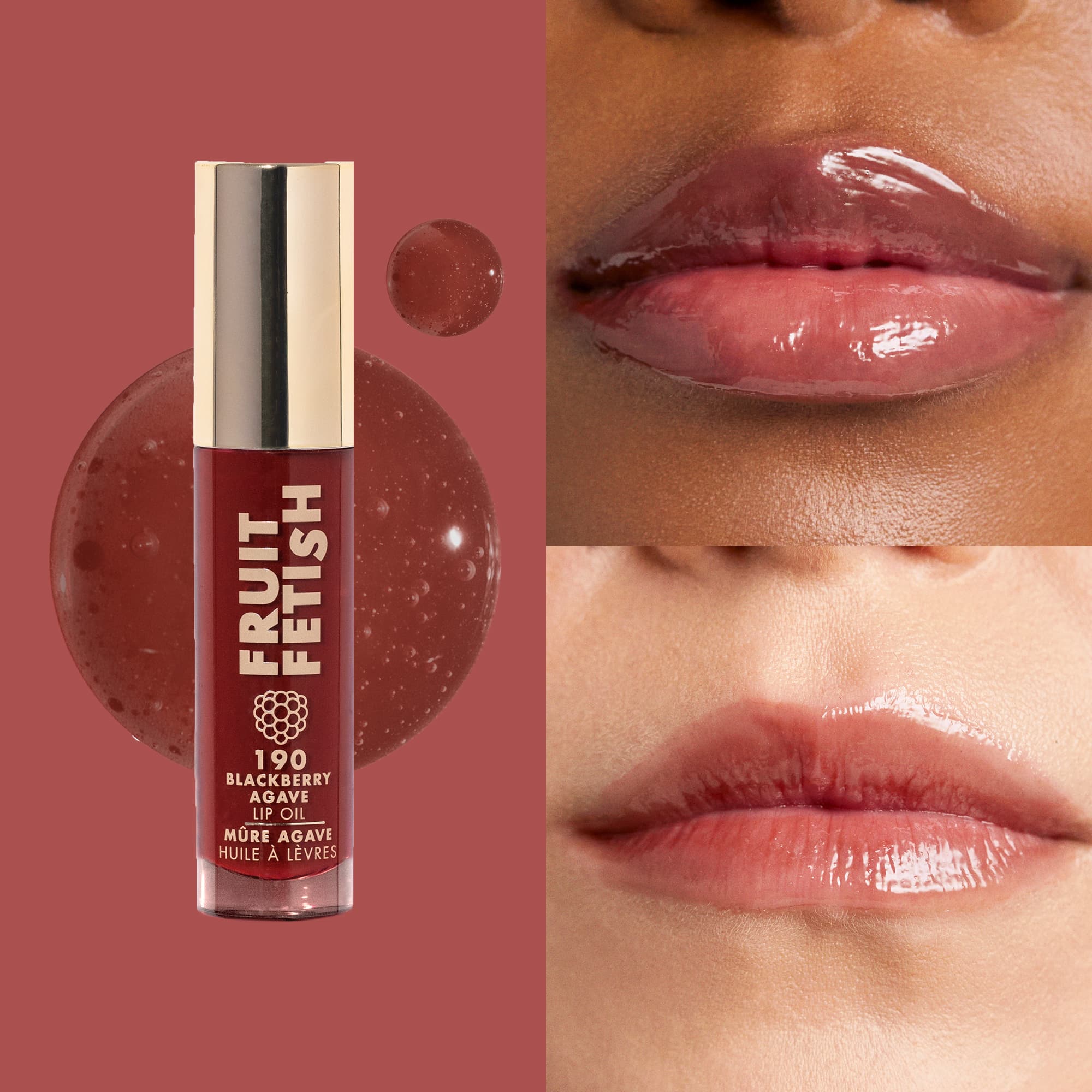 Milani Fruit Fetish Lip Oils Blackberry Agave 4 ml - produktbild 3