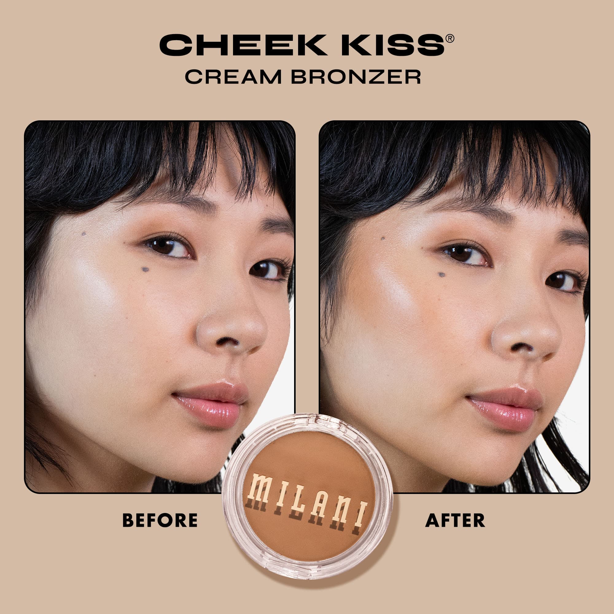 Milani Cheek Kiss Cream Bronzer Spilling Tea 6 g 2
