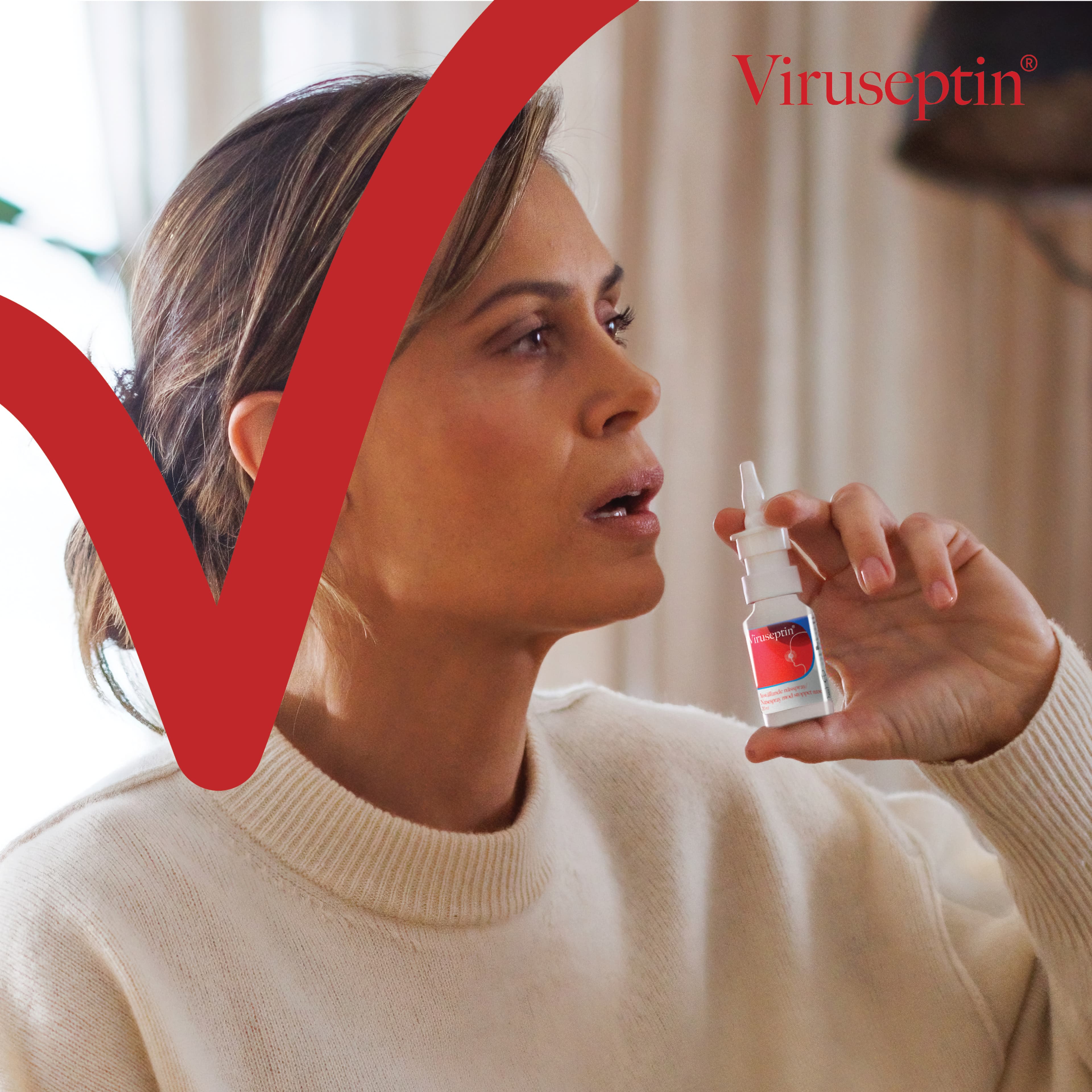 Viruseptin Avsvällande Nässpray mot Nästäppa 20 ml 4