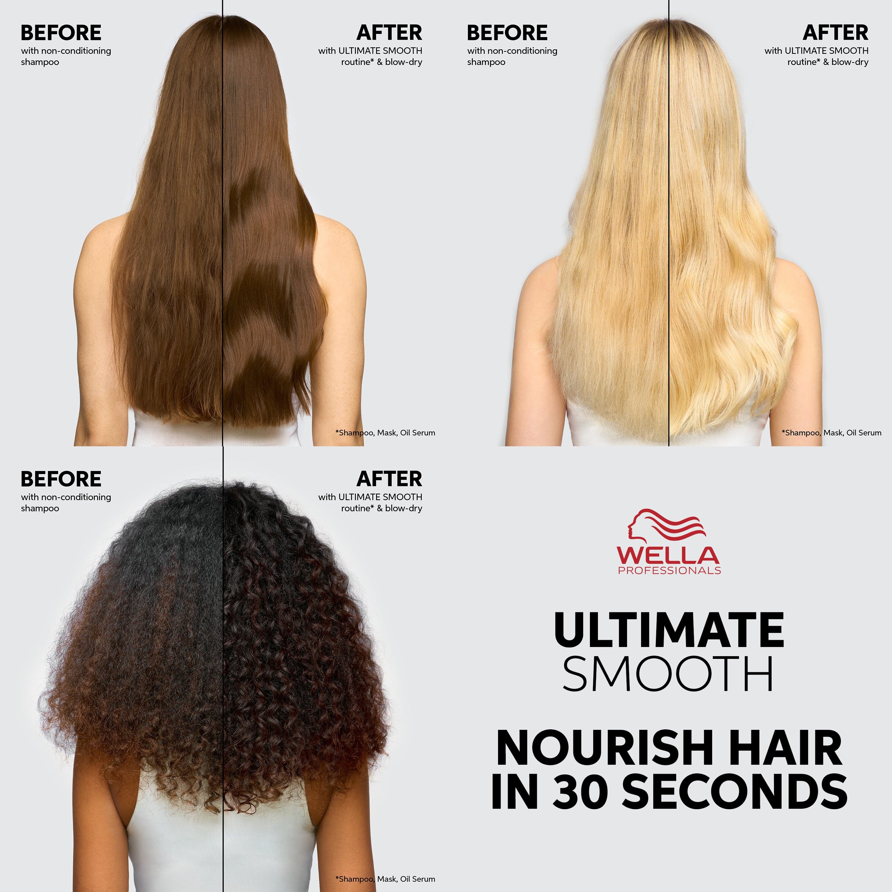 Wella Professionals Ultimate Smooth Shampoo 250 ml - produktbild 2