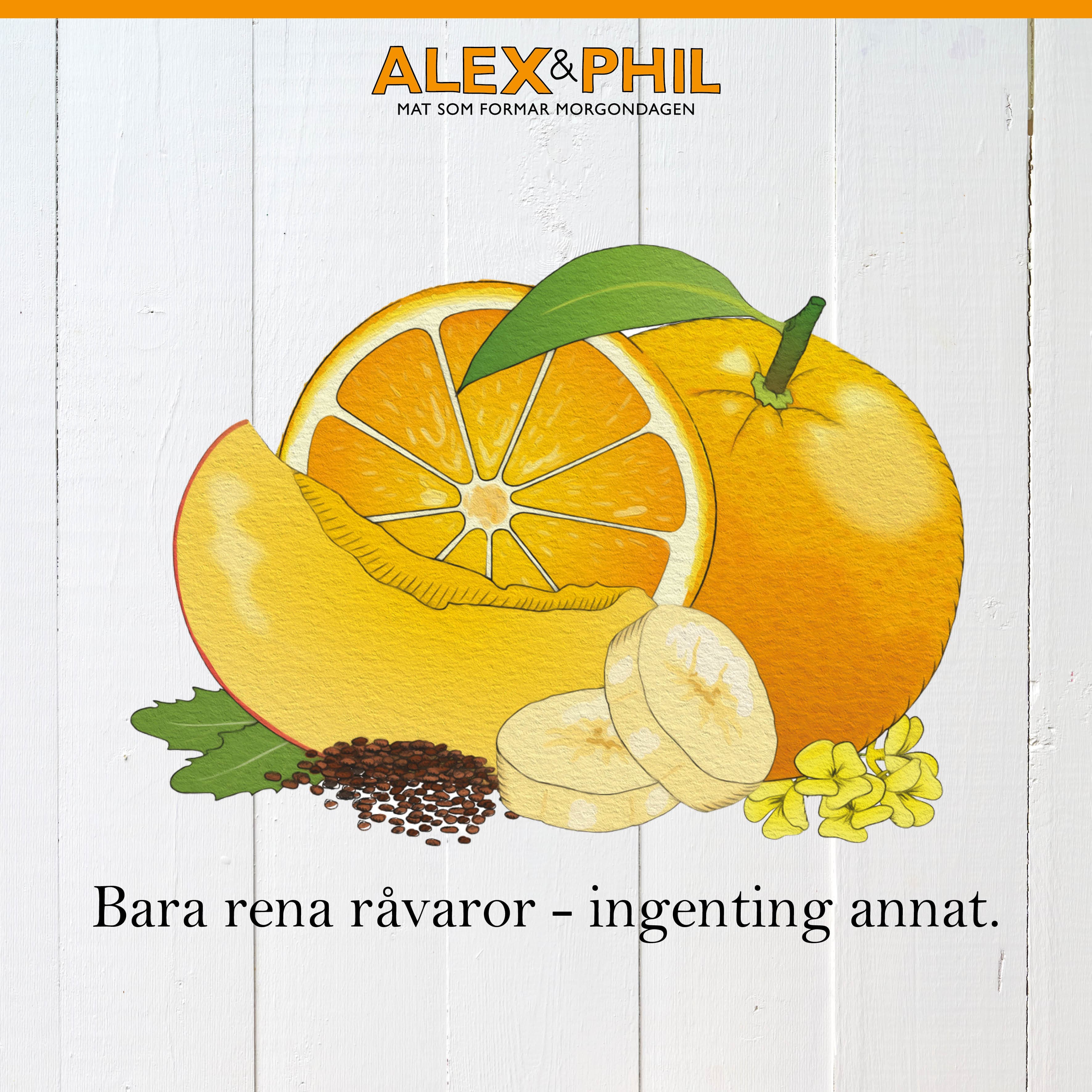 Alex&Phil Apelsin & quinoasmoothie 5 x 100 g 4