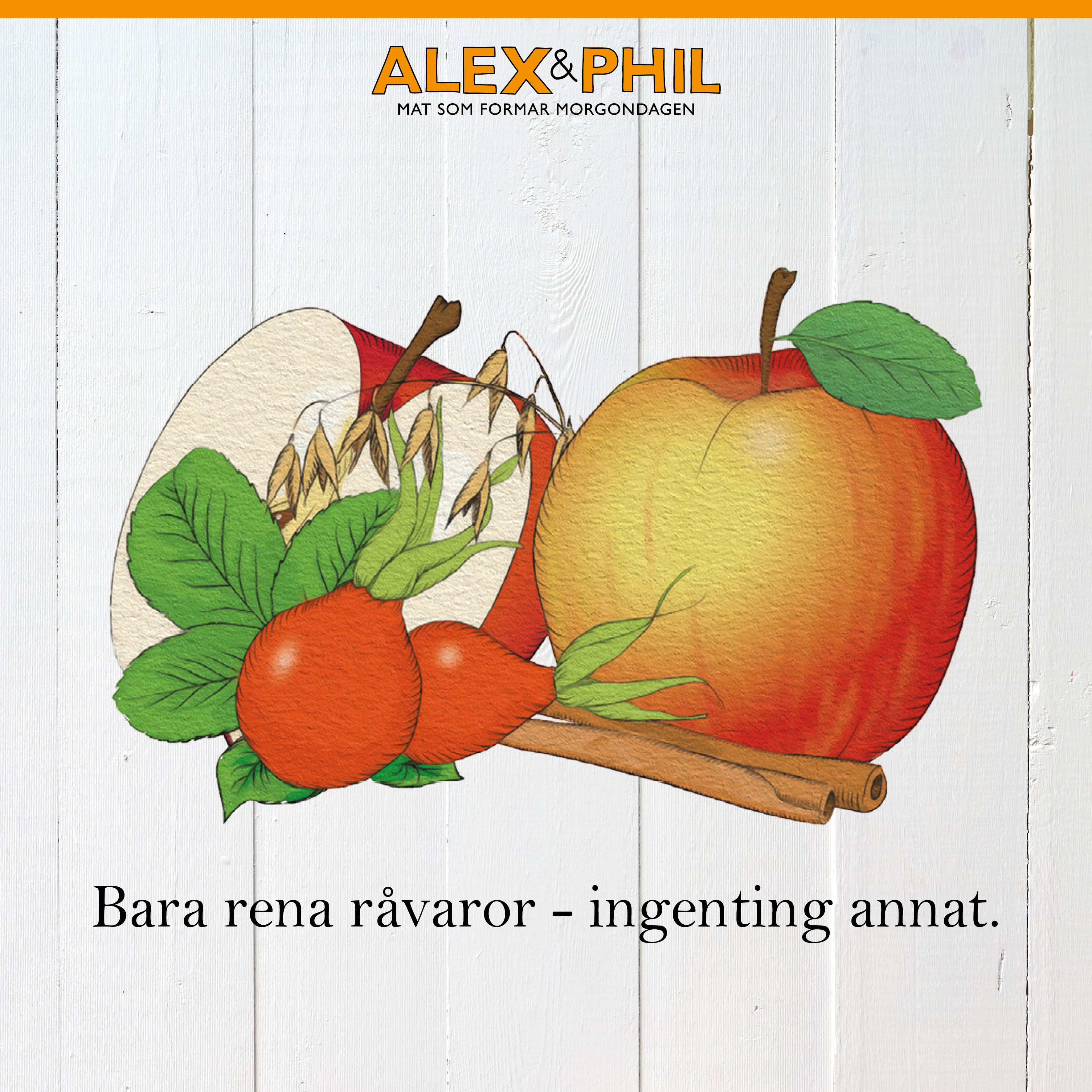 Alex&Phil Äpple & kanelgröt 5 x 100 g 3