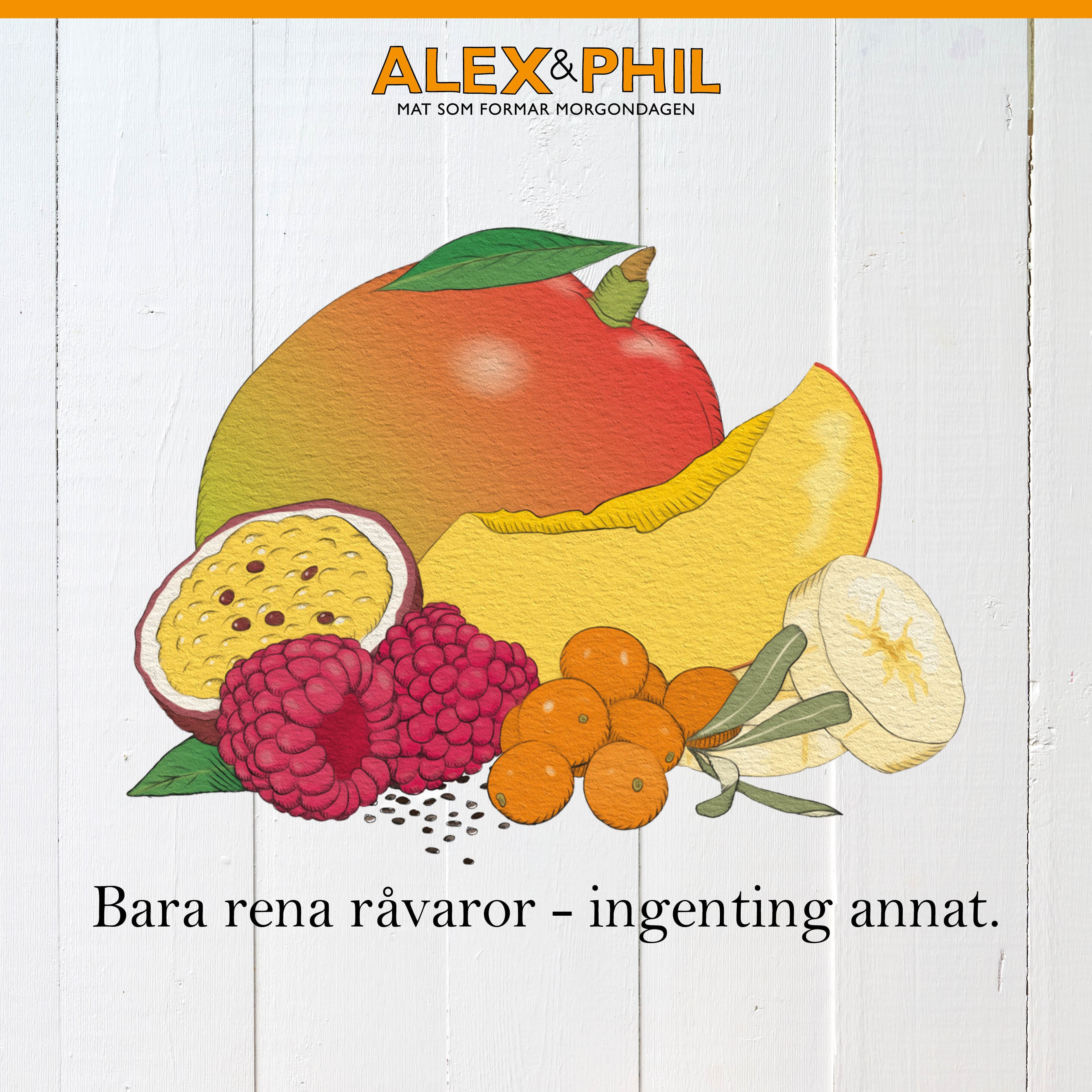 Alex&Phil Havtorn & mangosmoothie 5 x 100 g 3