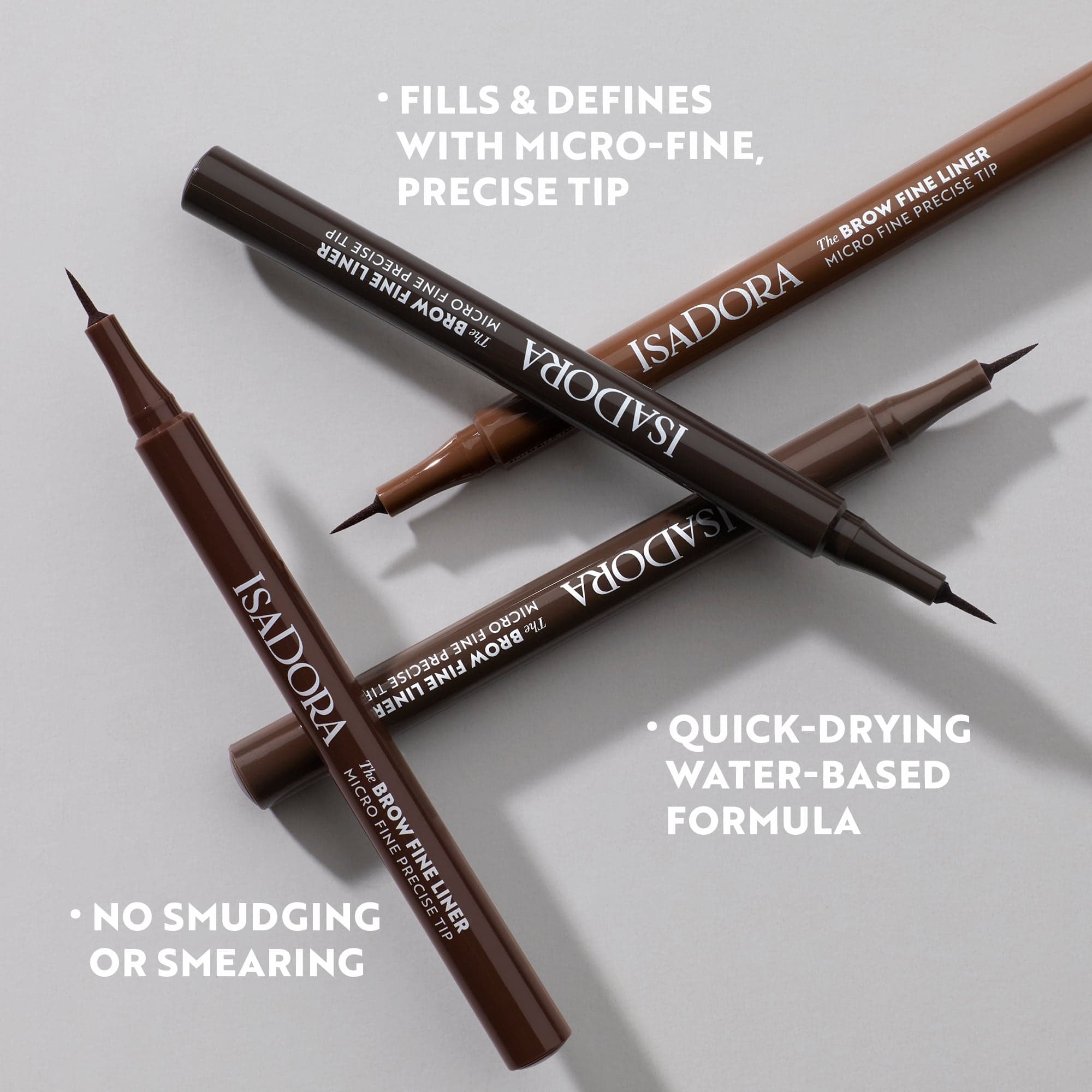 IsaDora The Brow Fine Liner, Micro fine precise tip 03 Medium Brown - produktbild 5