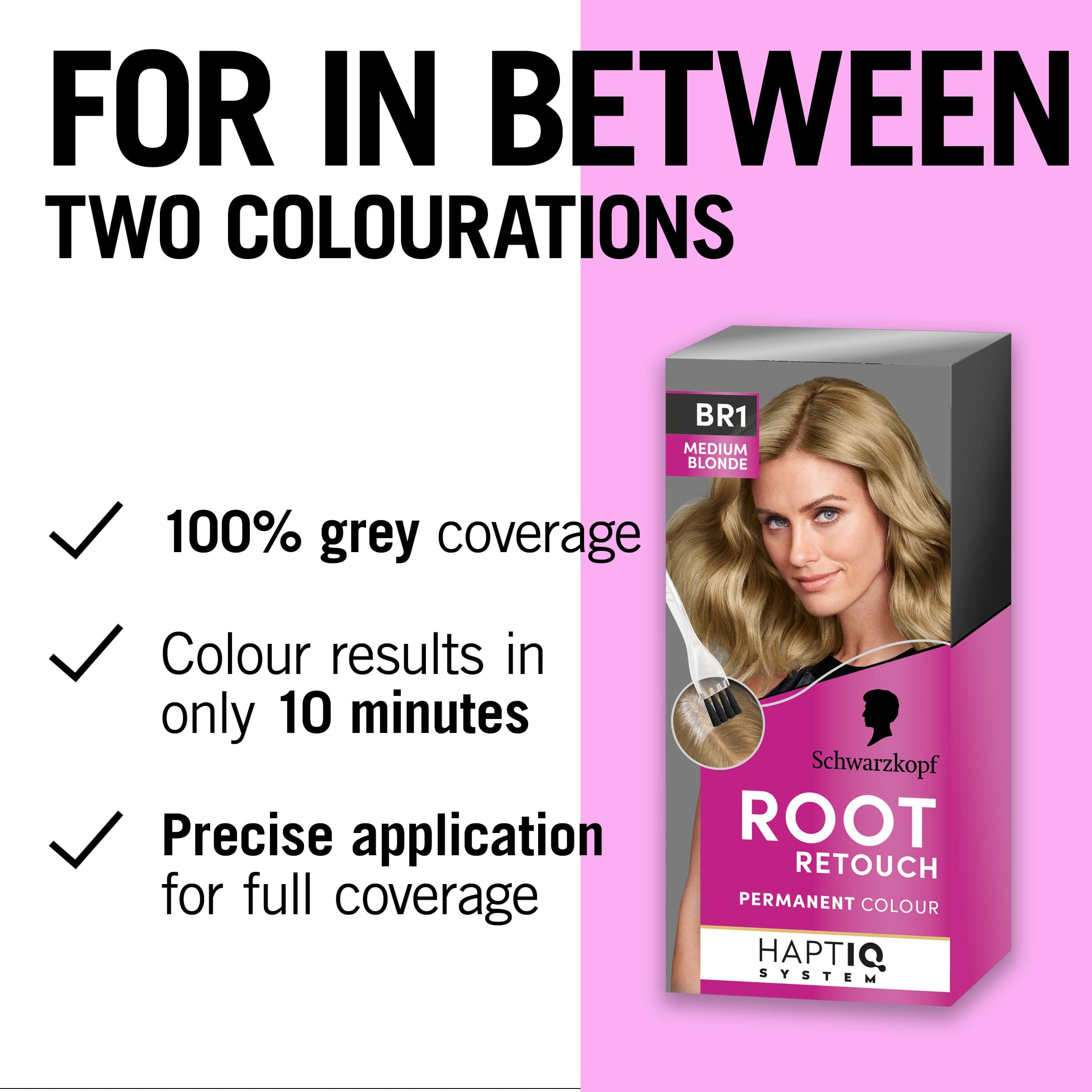 Schwarzkopf Root Retouch Permanent Color BR1 Medium Blonde - produktbild 2