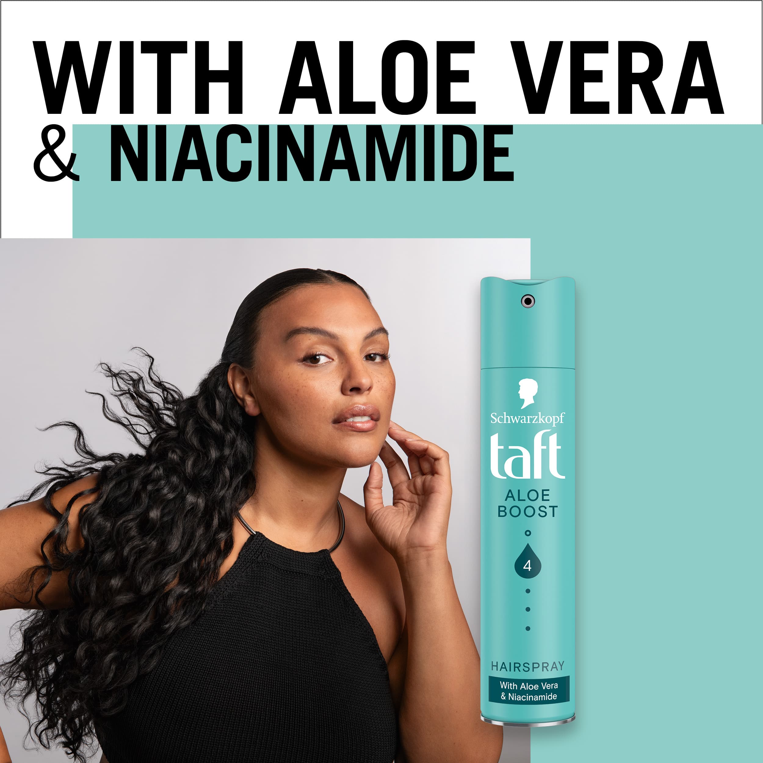 Schwarzkopf Taft Aloe Boost Hårspray 250 ml 2