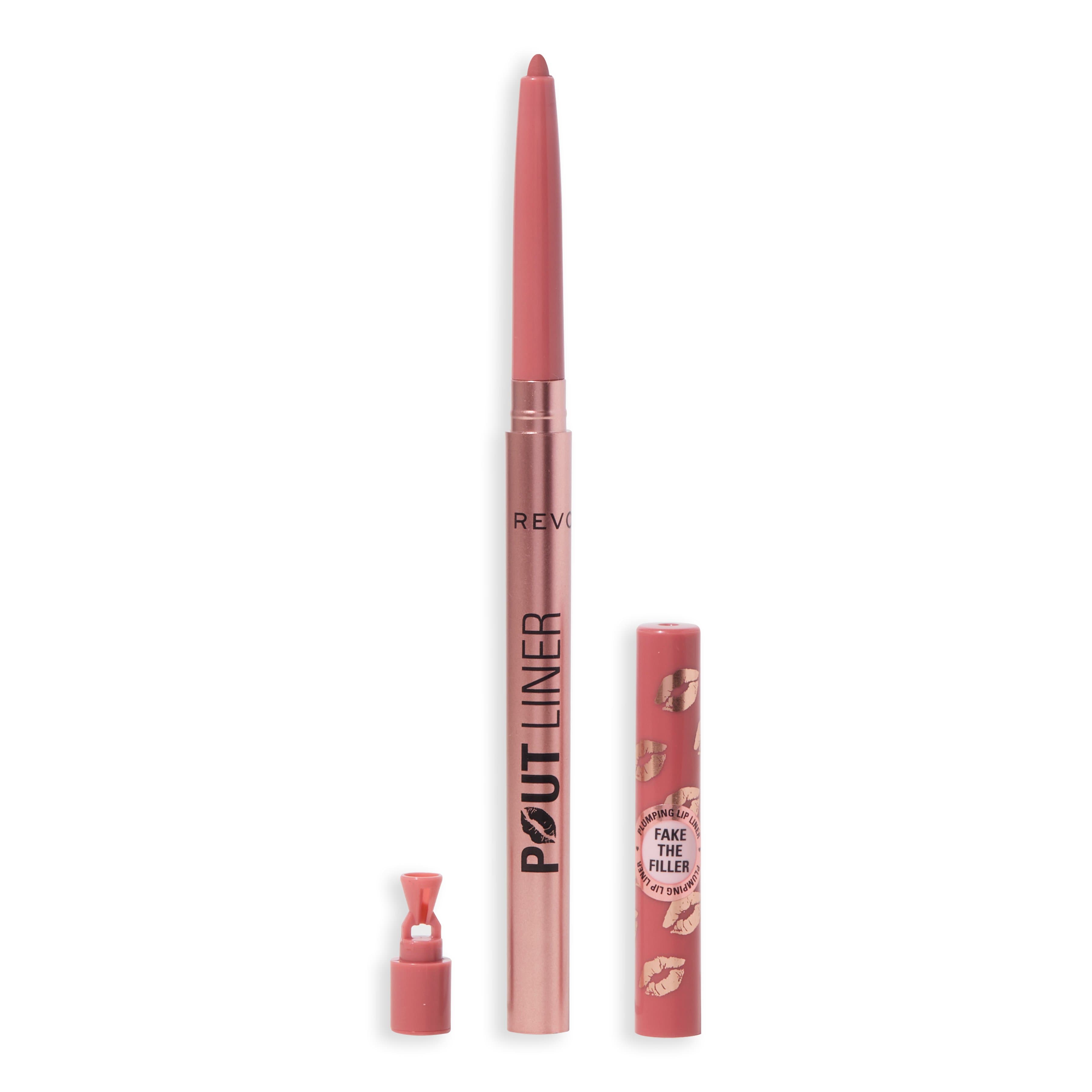 Revolution Pout Bomb Plumping Lip Liner Chauffer Nude 0,2 g - produktbild 2