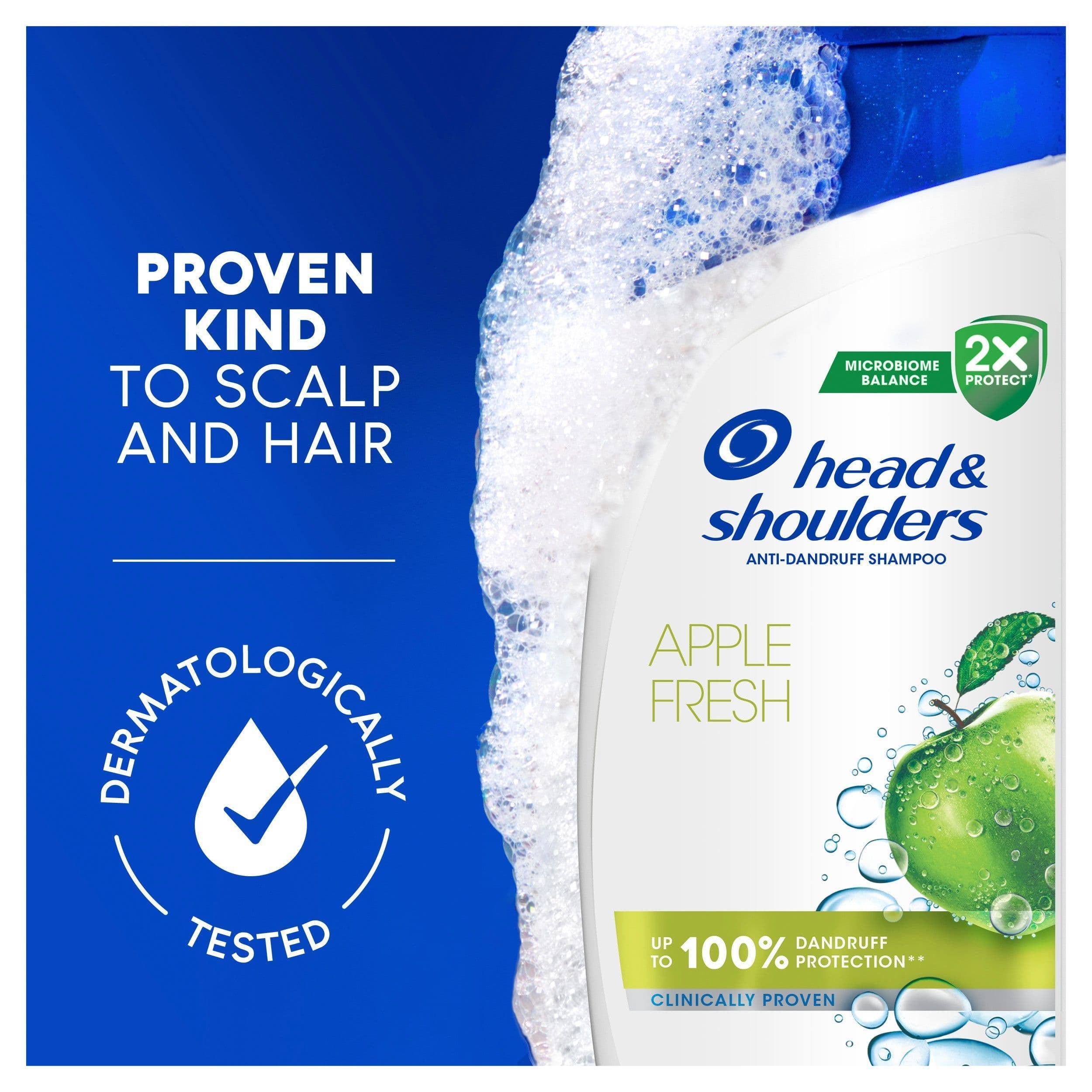 Head & Shoulders Apple Fresh Shampoo mot mjäll 500 ml 5