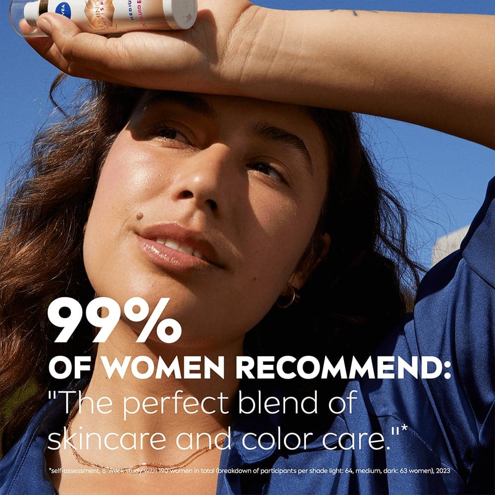 NIVEA Färgad dagkräm Luminous 630 Anti Dark-Spot CC Fluid 3-in-1 Medium SPF30 40 ml - produktbild 5