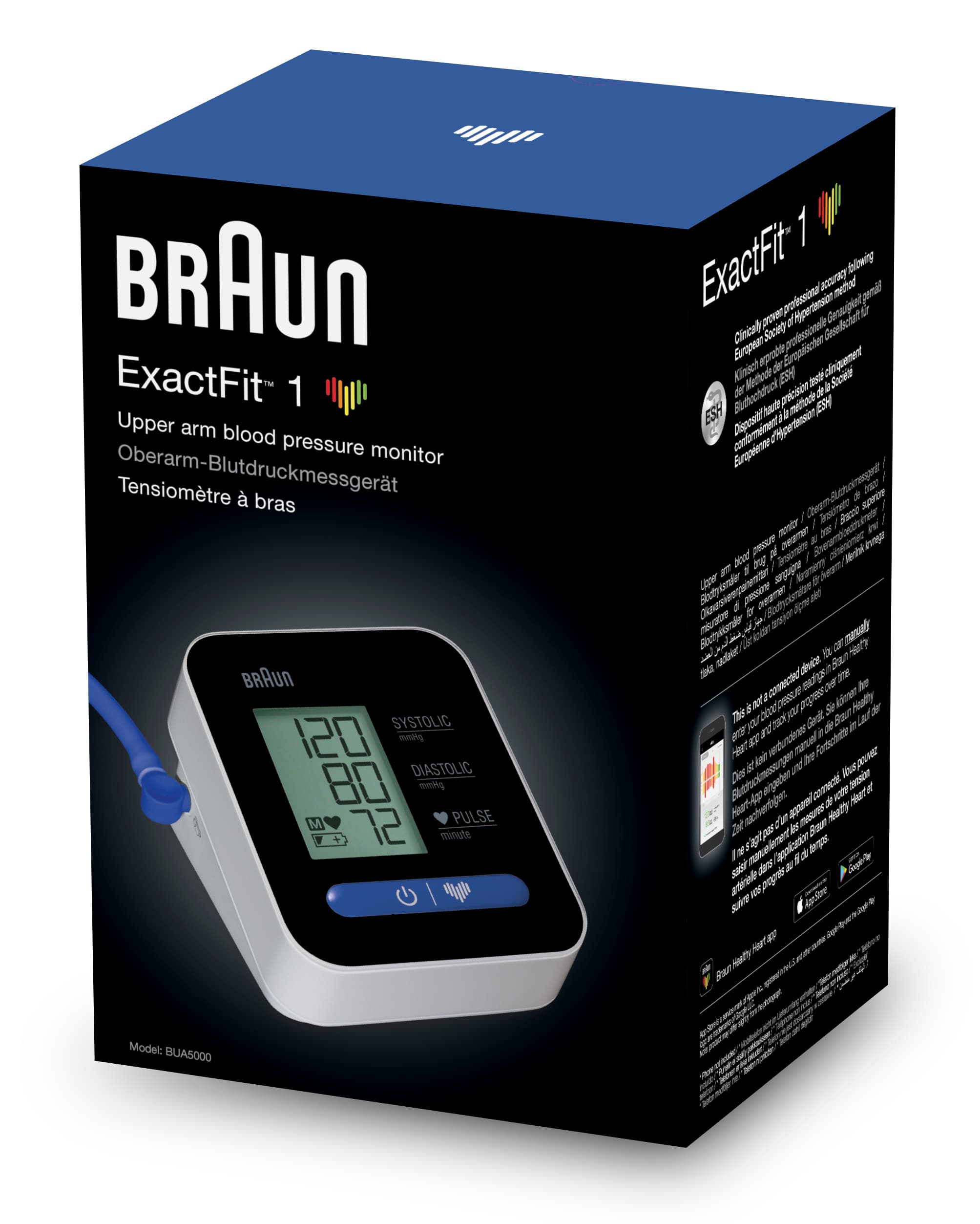 Braun ExactFit 1 Blodtrycksmätare BUA5000EUV1