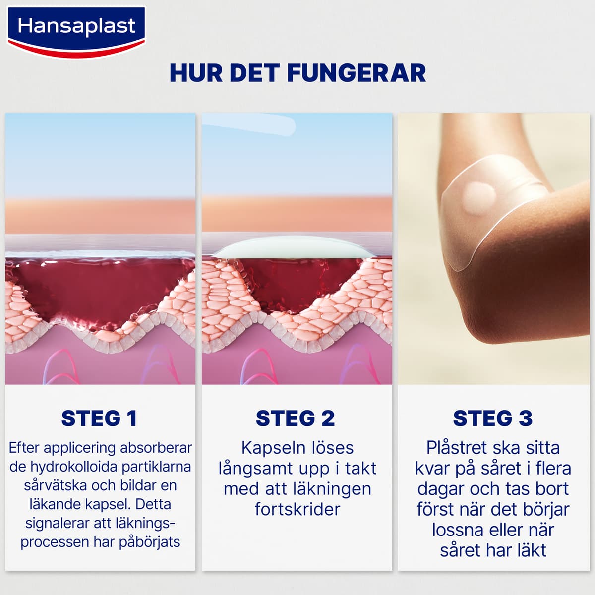 Hansaplast Second Skin XL 3-pack - produktbild 4