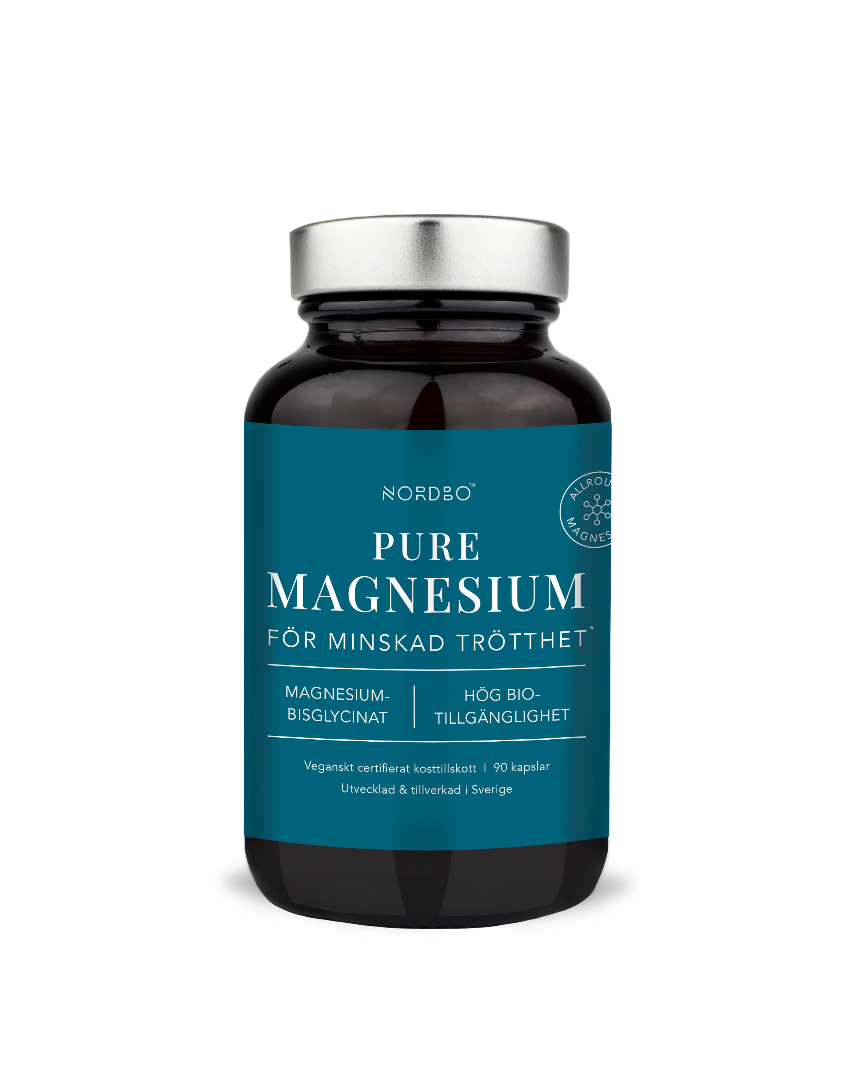 Nordbo Pure Magnesium 90 kapslar