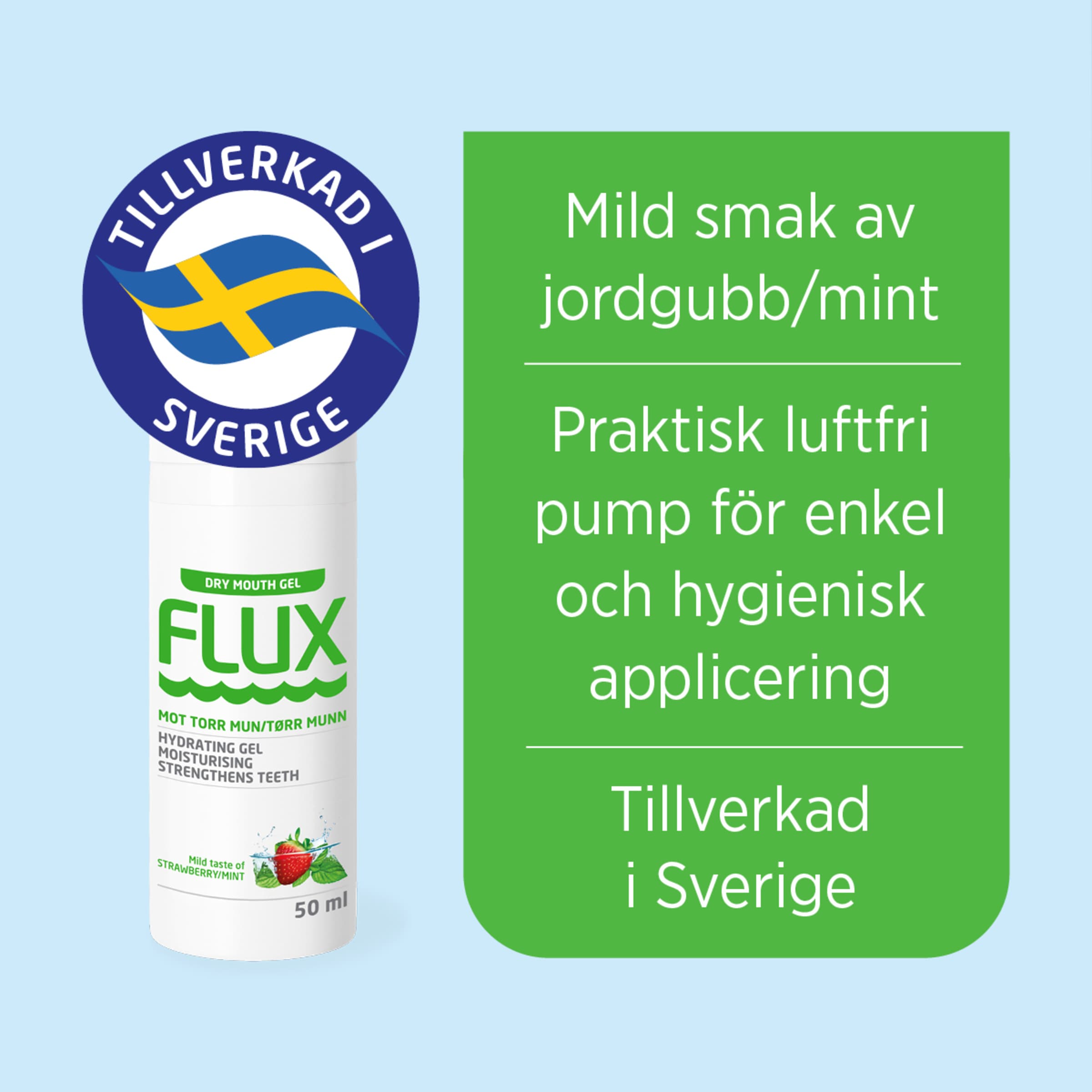 Flux Dry Mouth Återfuktande Mungel 50 ml 3