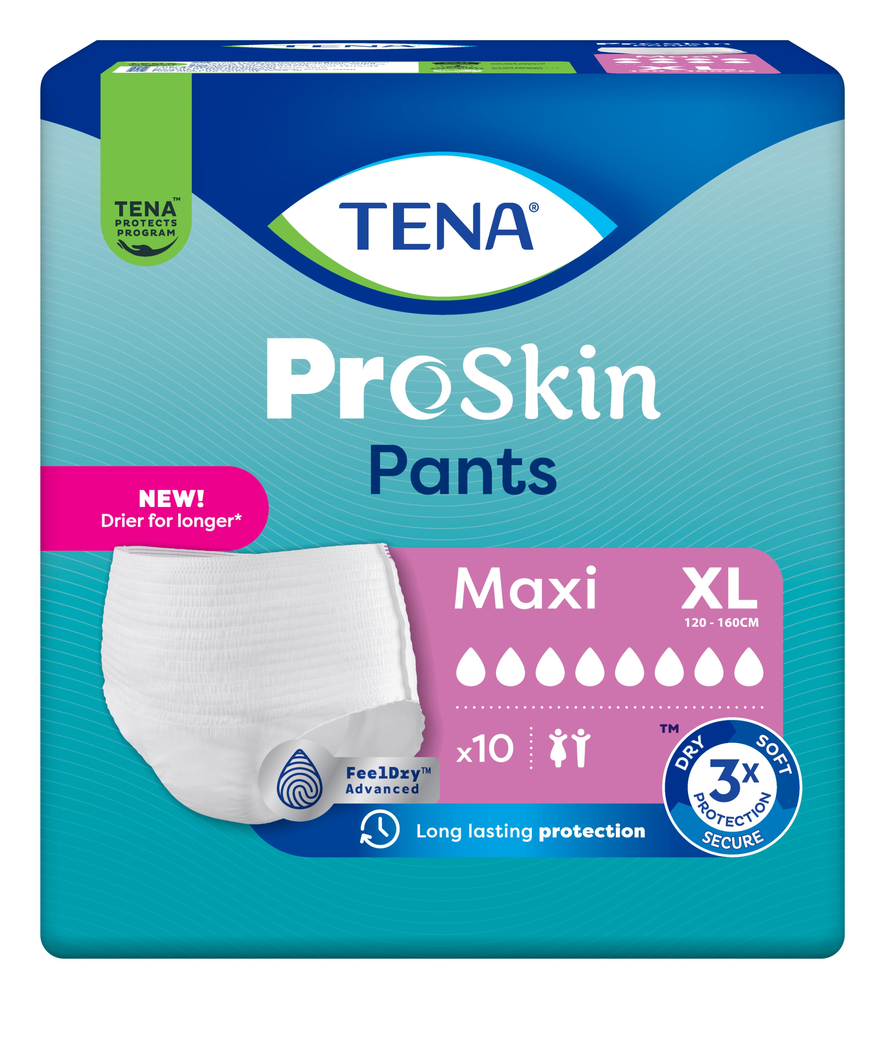 TENA Pants Maxi Byxskydd XL 10 st