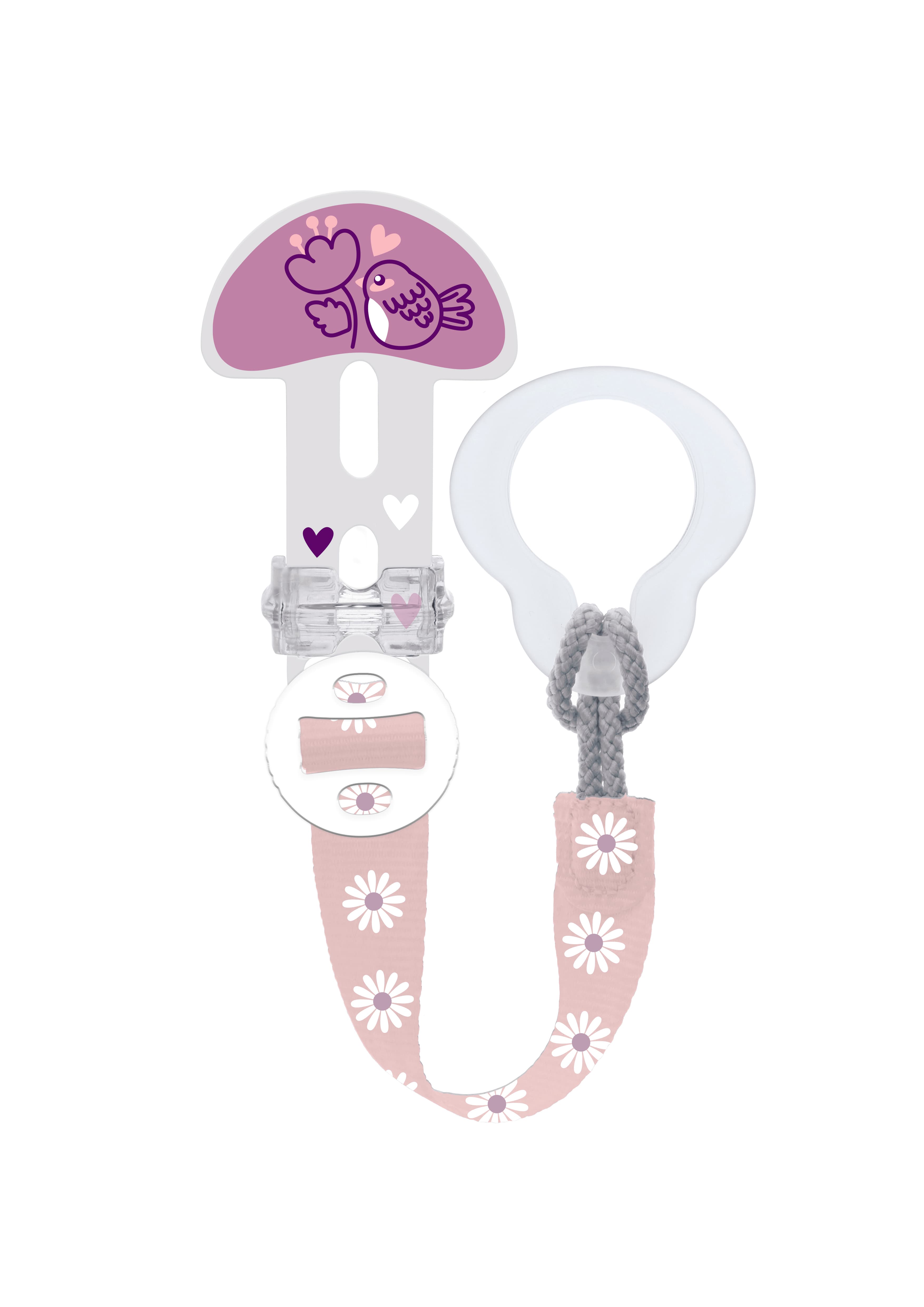 MAM Clip it! Napphållare Pink