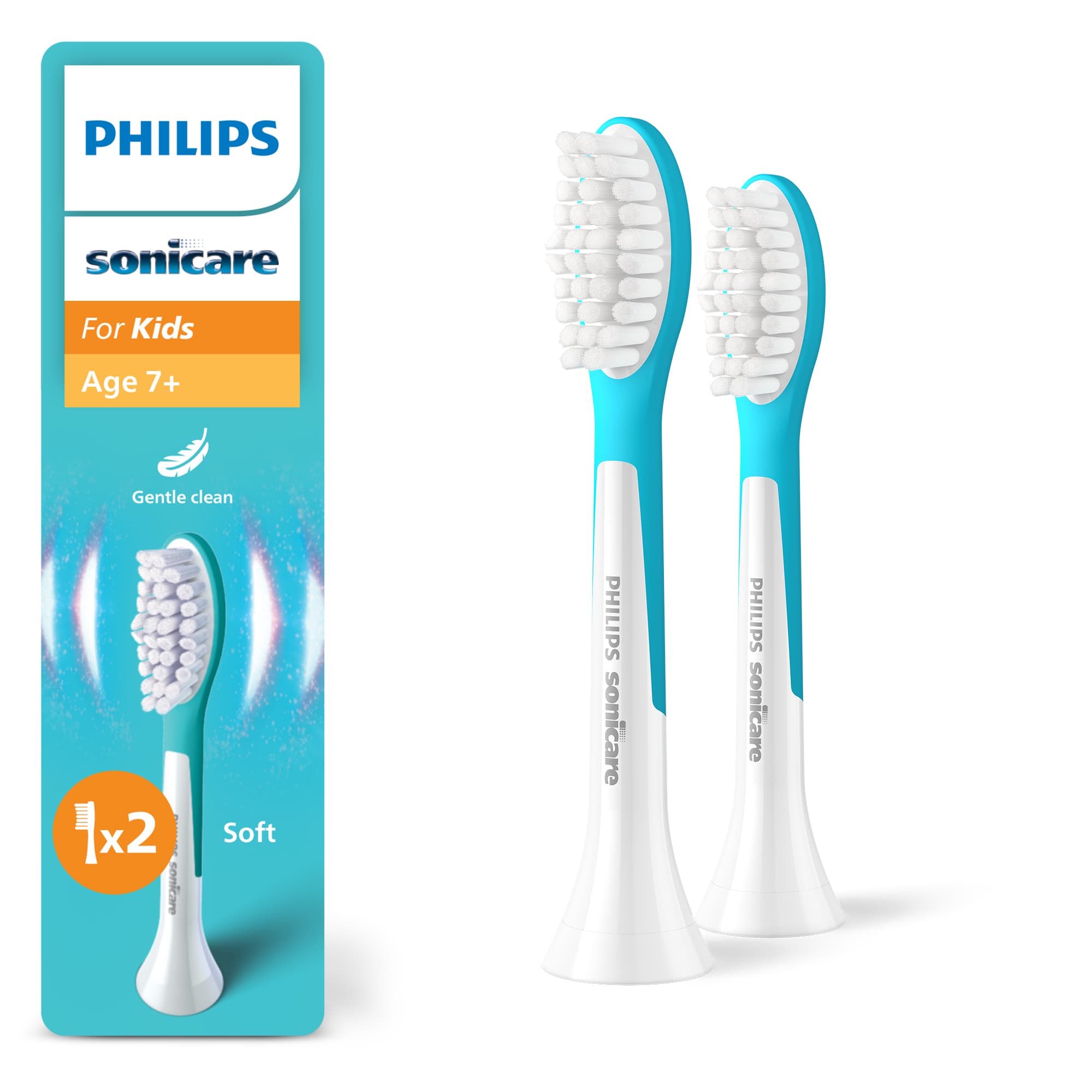 Philips Sonicare Borsthuvuden For Kids 7 år+ 2-pack
