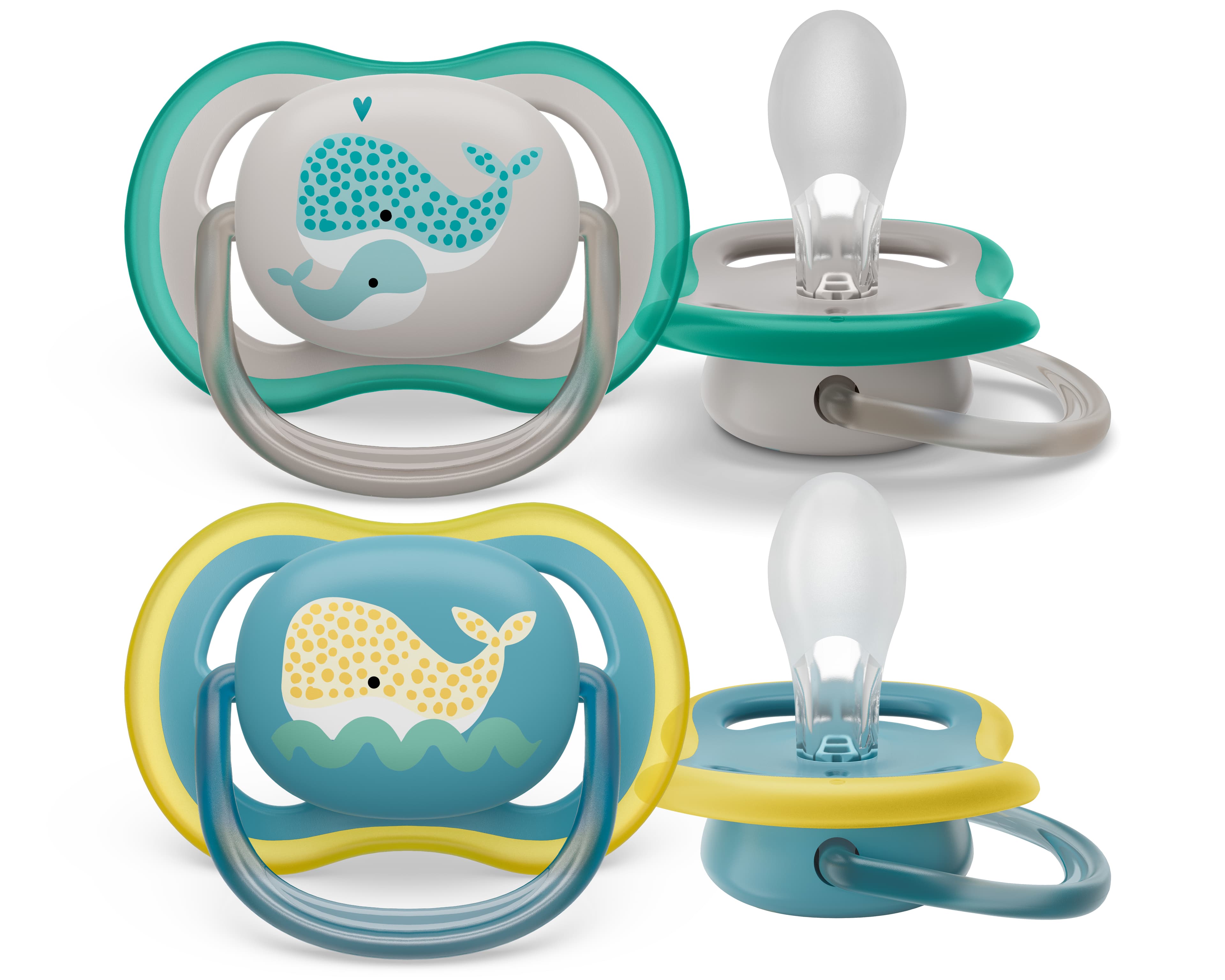 Philips Avent Ultra Air Napp 18 mån+ Grå & Blå 2-pack