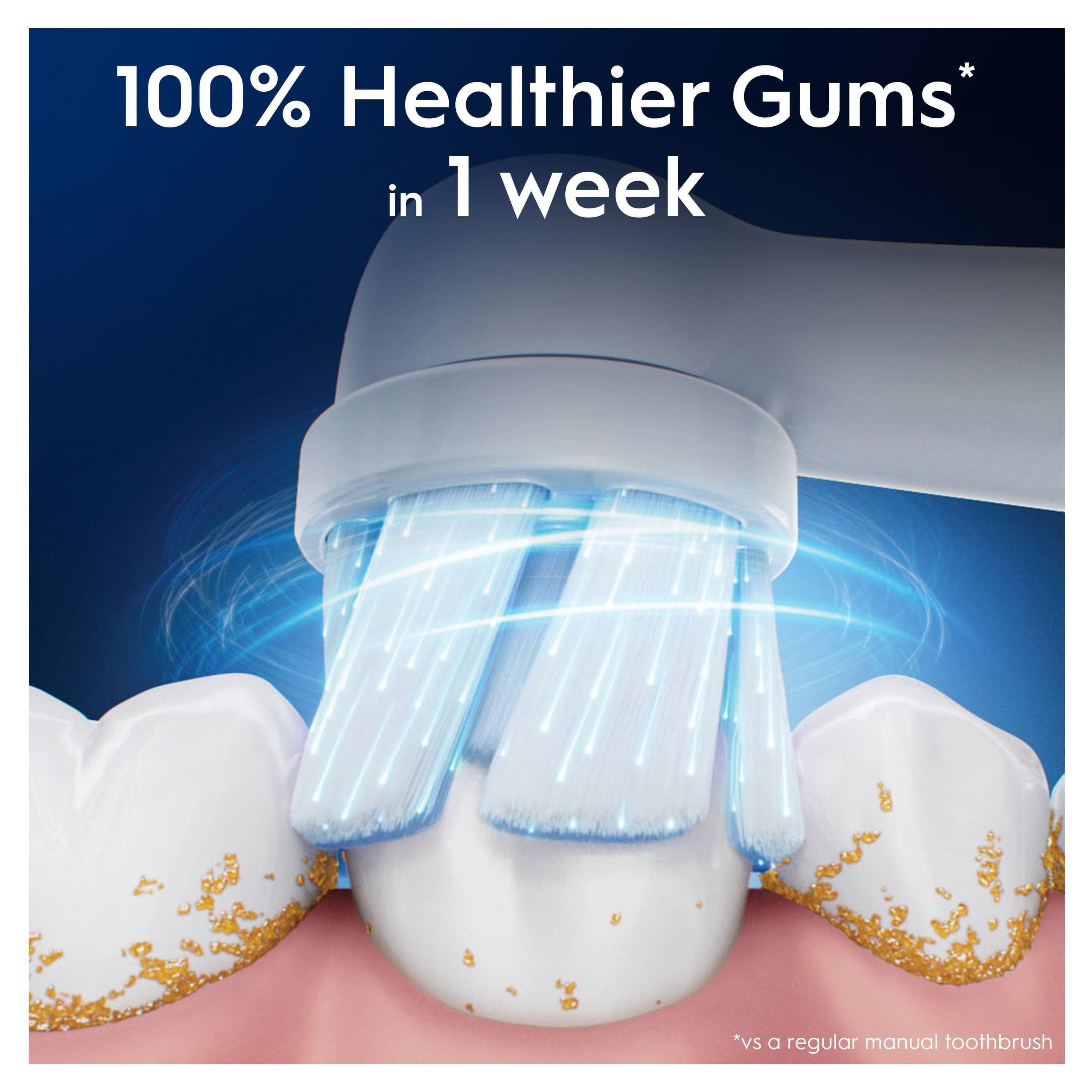 Oral-B iO Gentle Care Tandborsthuvuden Vit 8 st - produktbild 2