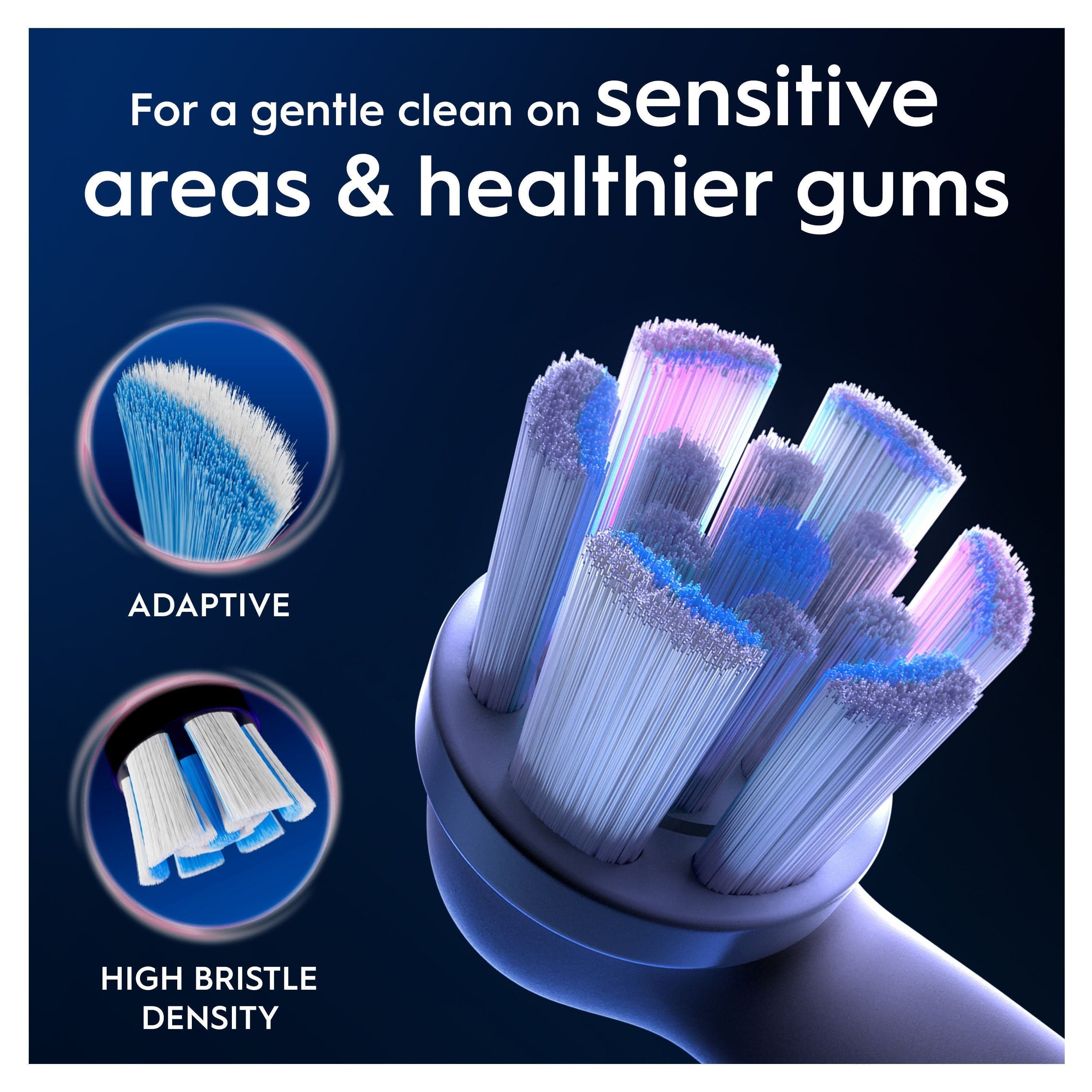 Oral-B iO Gentle Care Tandborsthuvuden Vit 8 st - produktbild 3