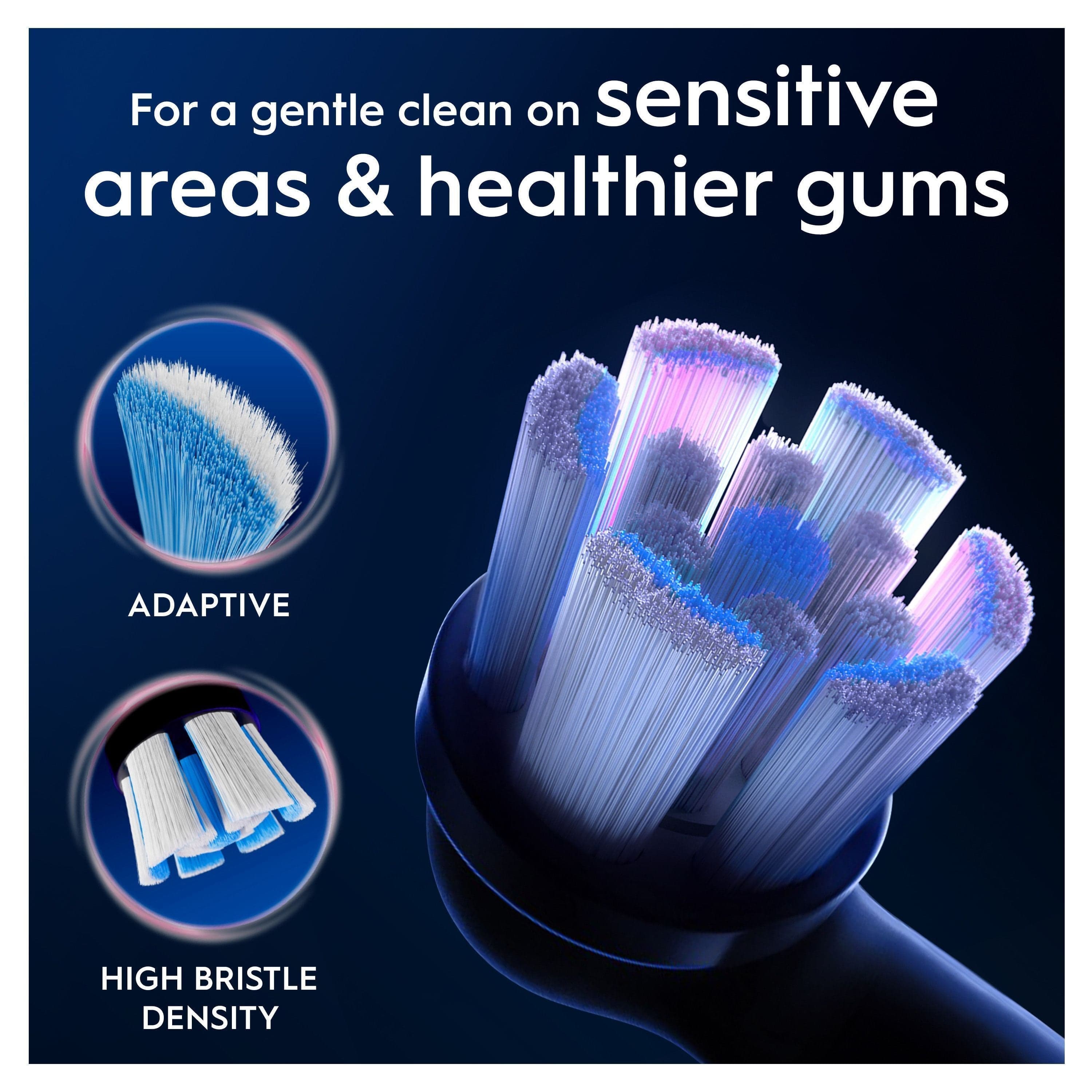 Oral-B iO Gentle Care Tandborsthuvuden Svart 3 st - produktbild 3