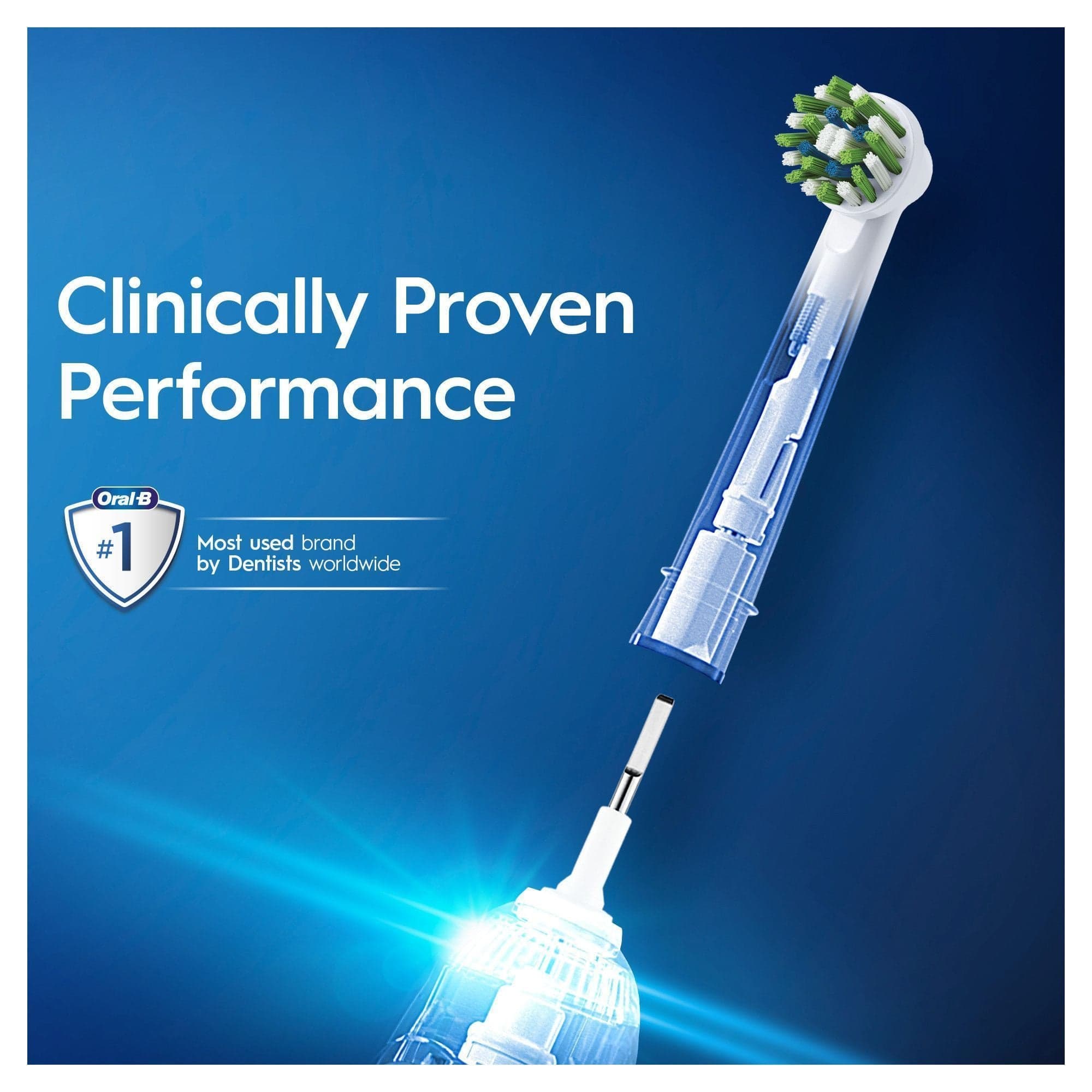Oral-B Cross Action Tandborsthuvuden 8 st - produktbild 4