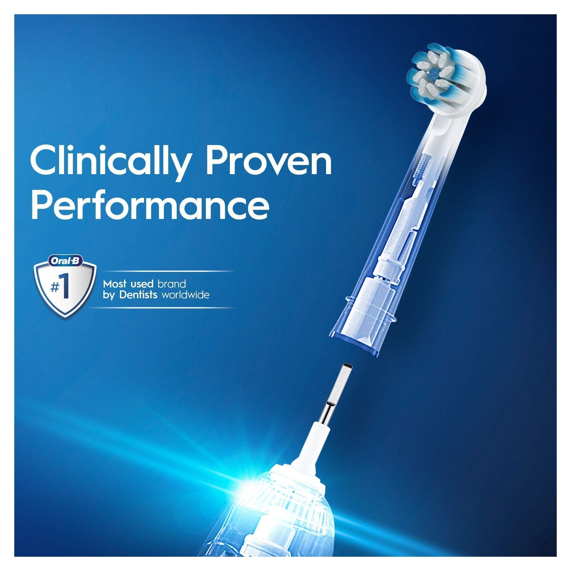 Oral-B Sensitive Clean Tandborsthuvuden 8 st - produktbild 3