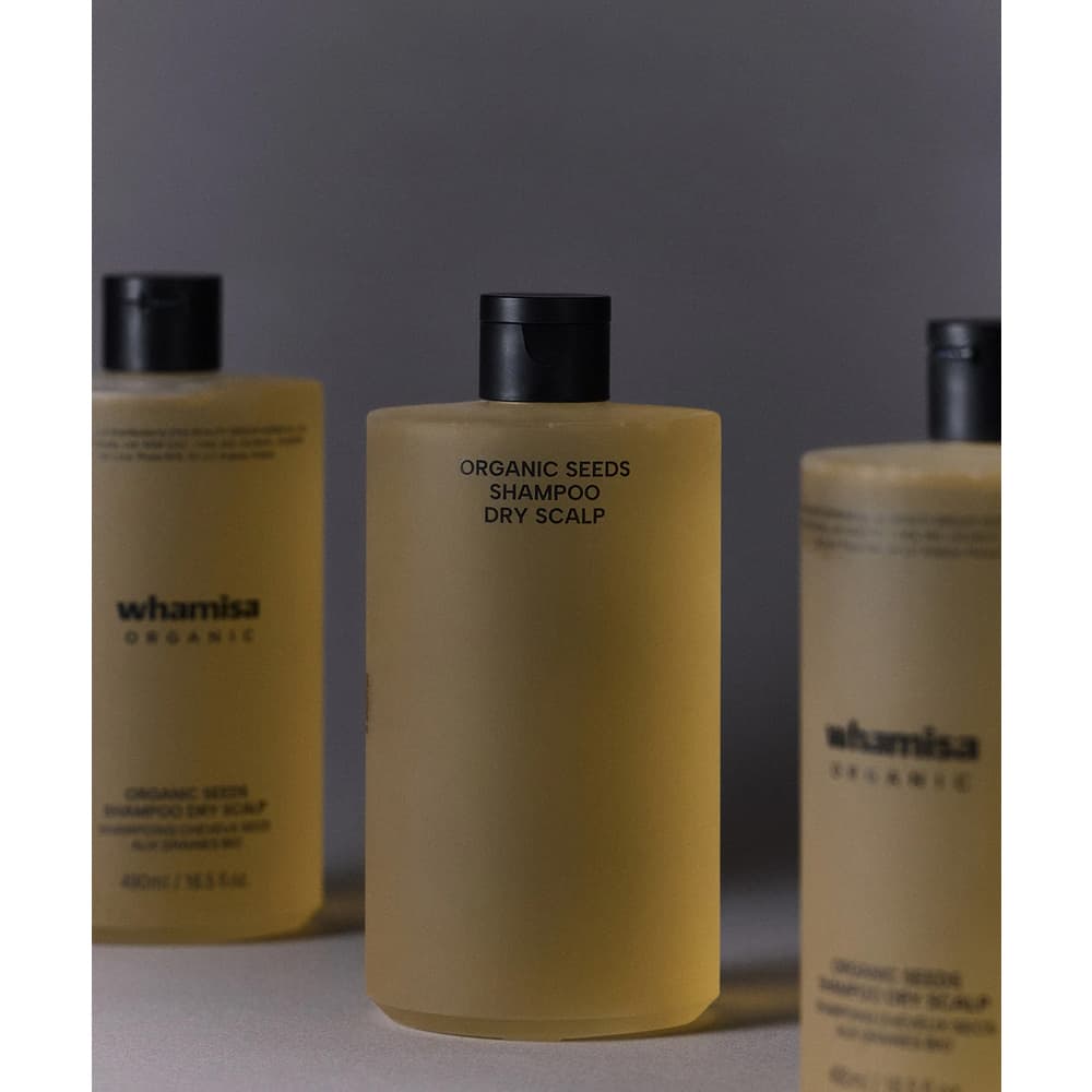 Whamisa Organic Seeds Shampoo Dry Scalp 490 ml 2