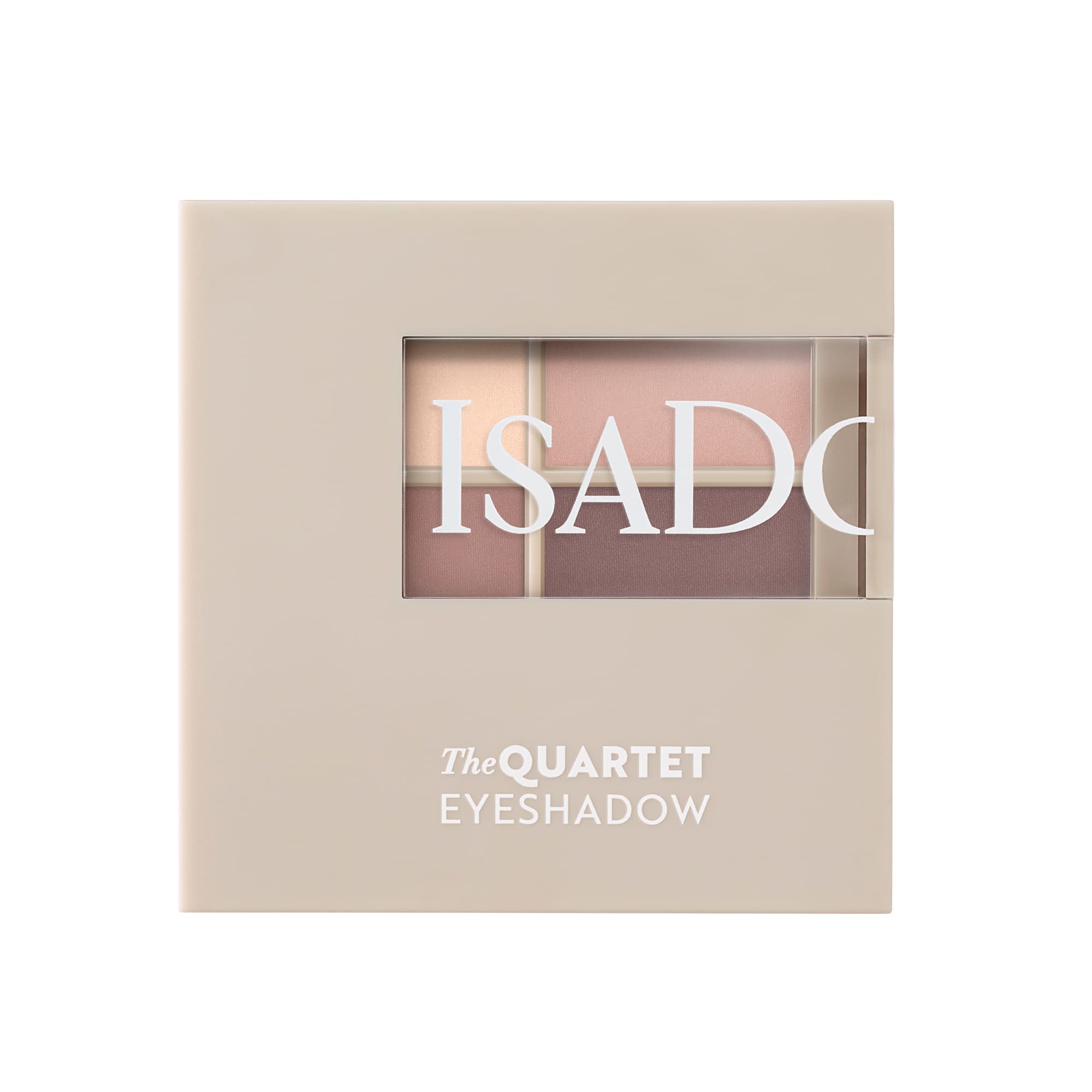 IsaDora The Eyeshadow Quartet 01 Muddy Nudes 3,5 g 2