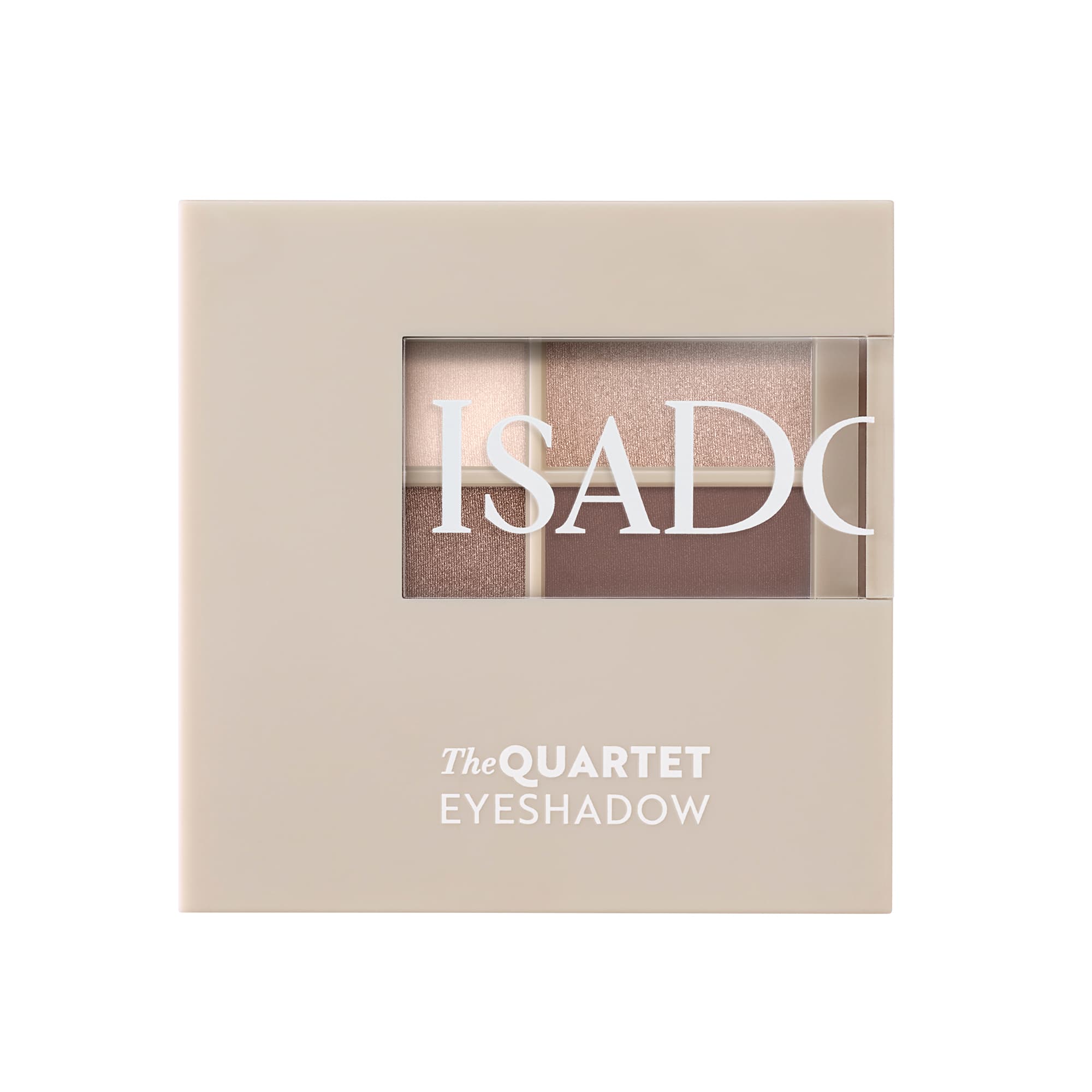 IsaDora The Eyeshadow Quartet 04 Cappuccino 3,5 g - produktbild 2