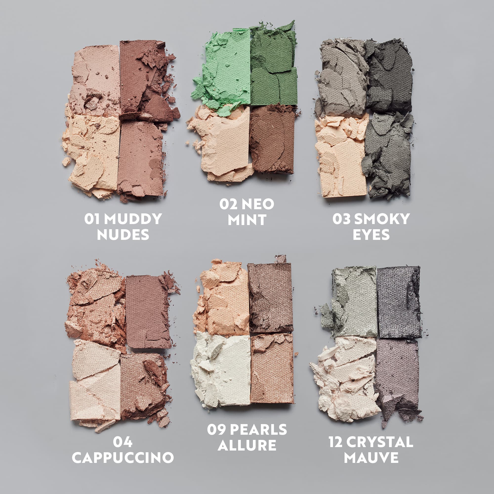 IsaDora The Eyeshadow Quartet 04 Cappuccino 3,5 g - produktbild 5