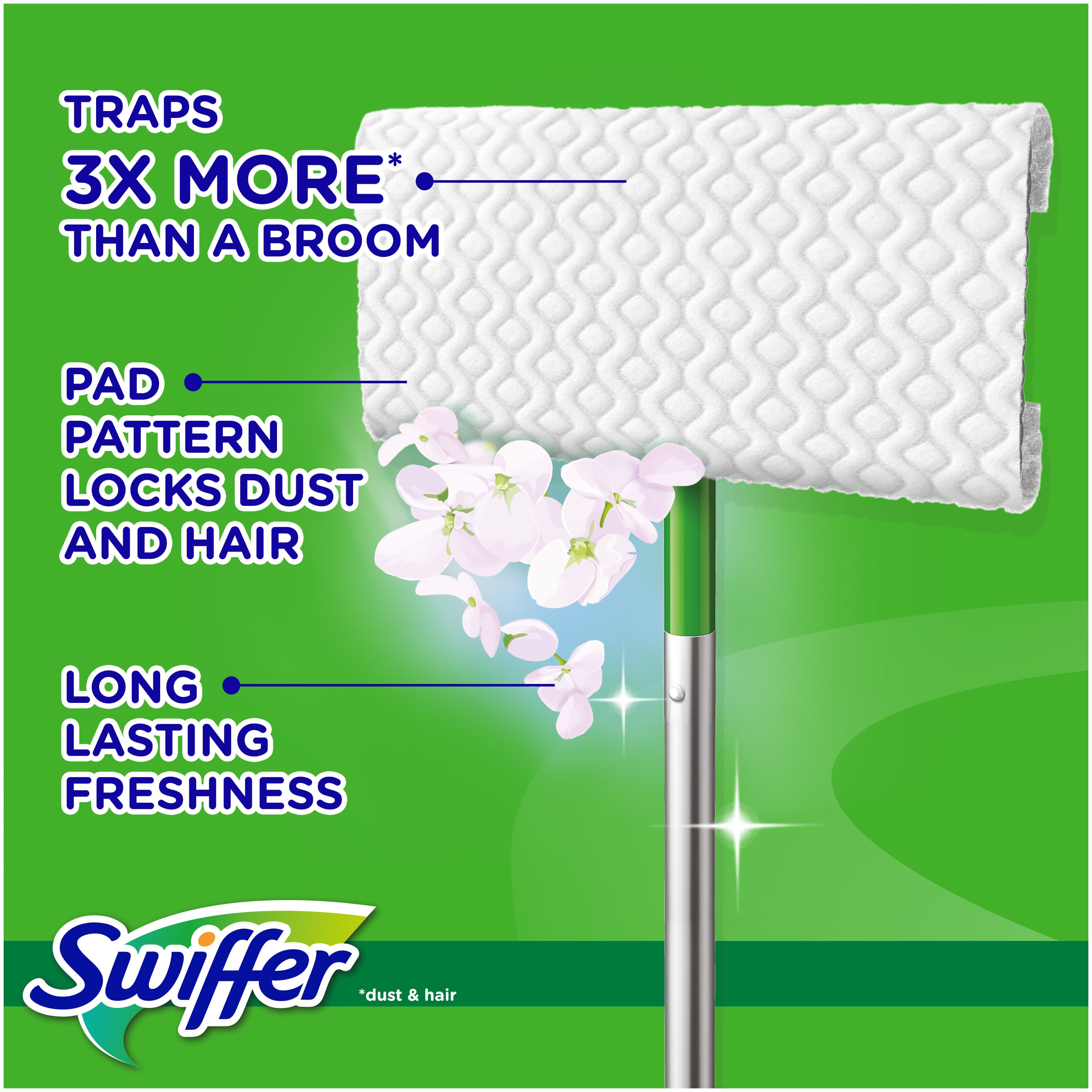 Swiffer Dry Torra Rengöringsdukar för Golv 18 st 3