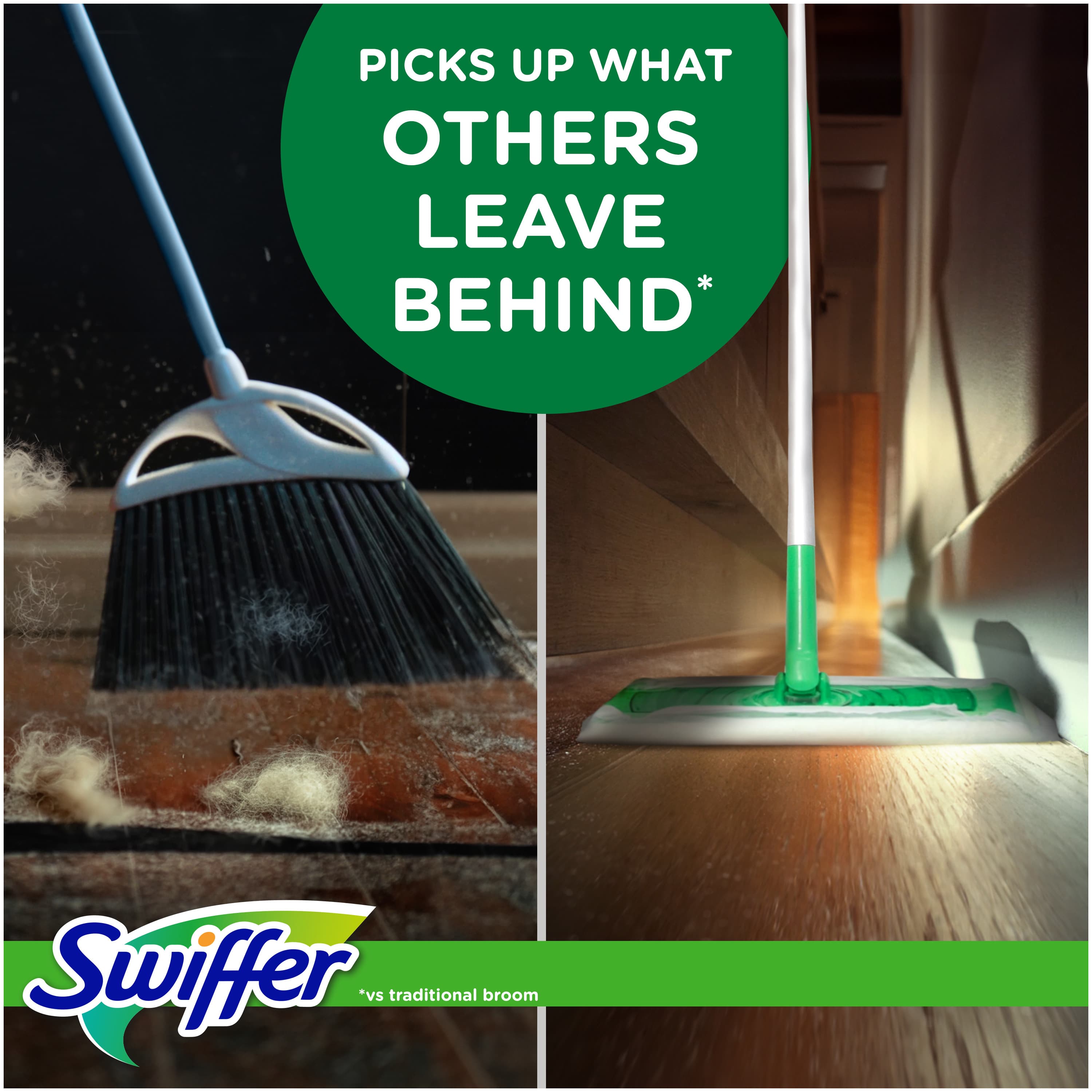 Swiffer Sweeper Startkit Rengöringsmopp med Torra & Fuktiga Golvdukar 4
