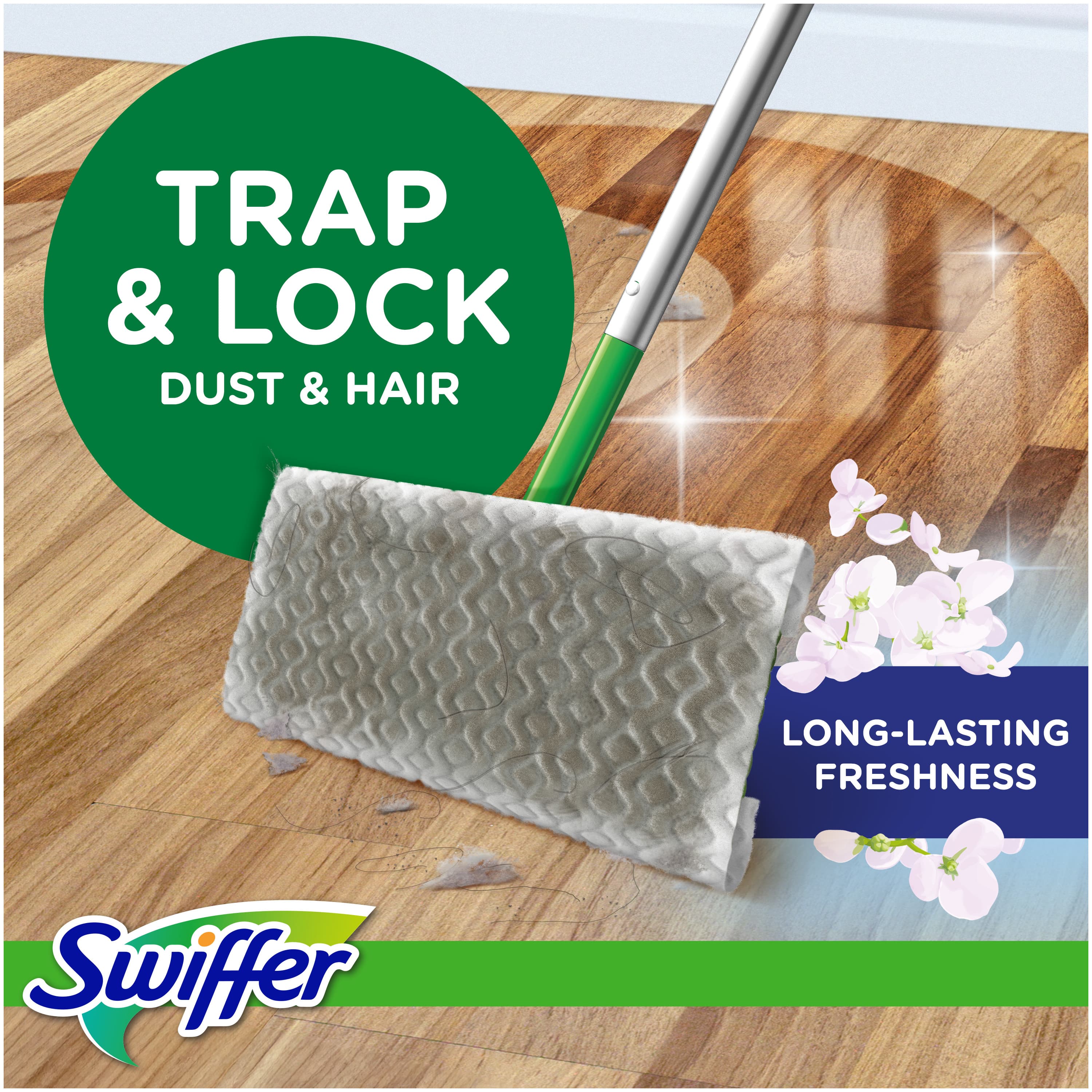 Swiffer Wet & Dry Rengöringsdukar för Golv 90 st torra + 3 st Våta 2
