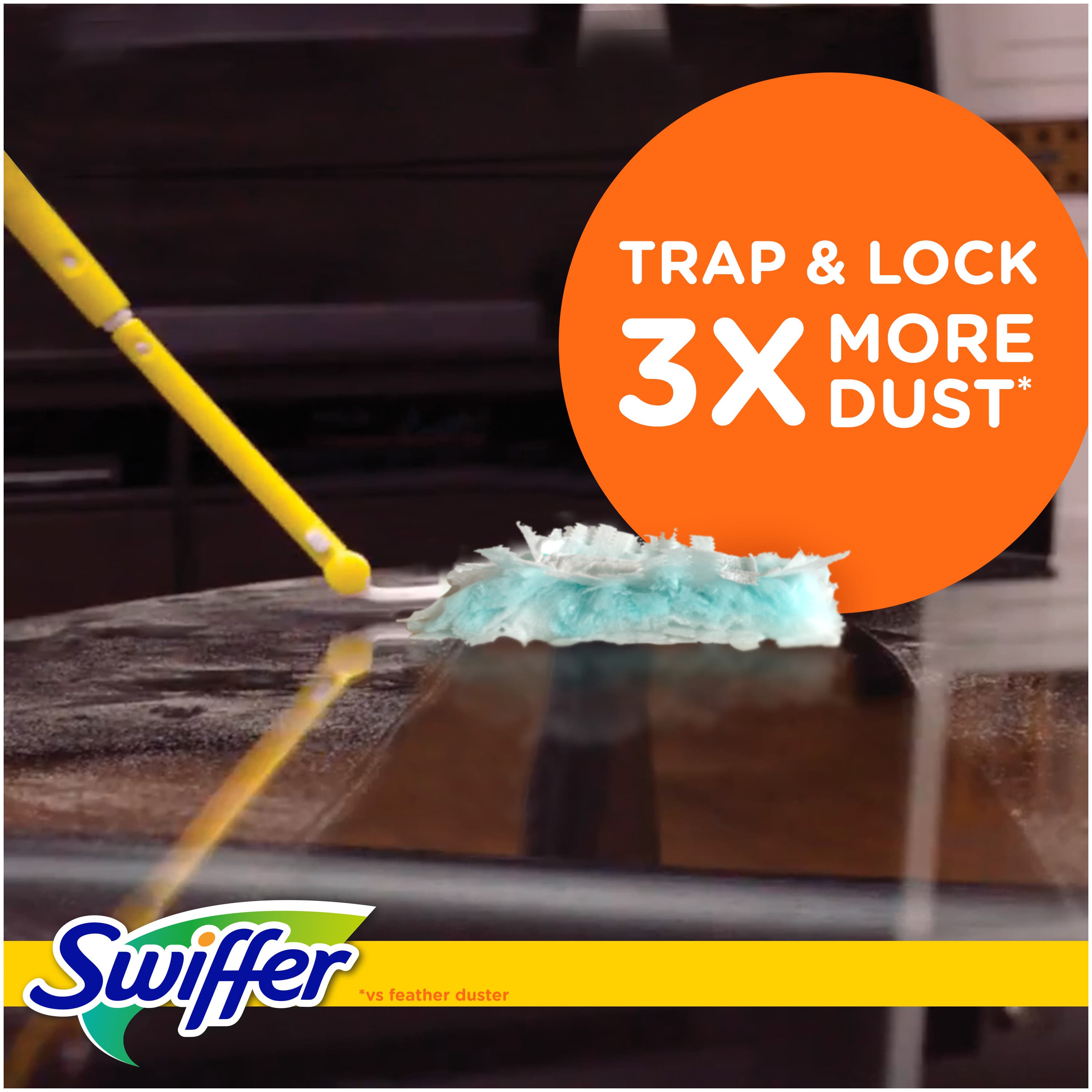 Swiffer XXL Duster Kit med 1 Handtag + 2 Damvippa Refiller 3