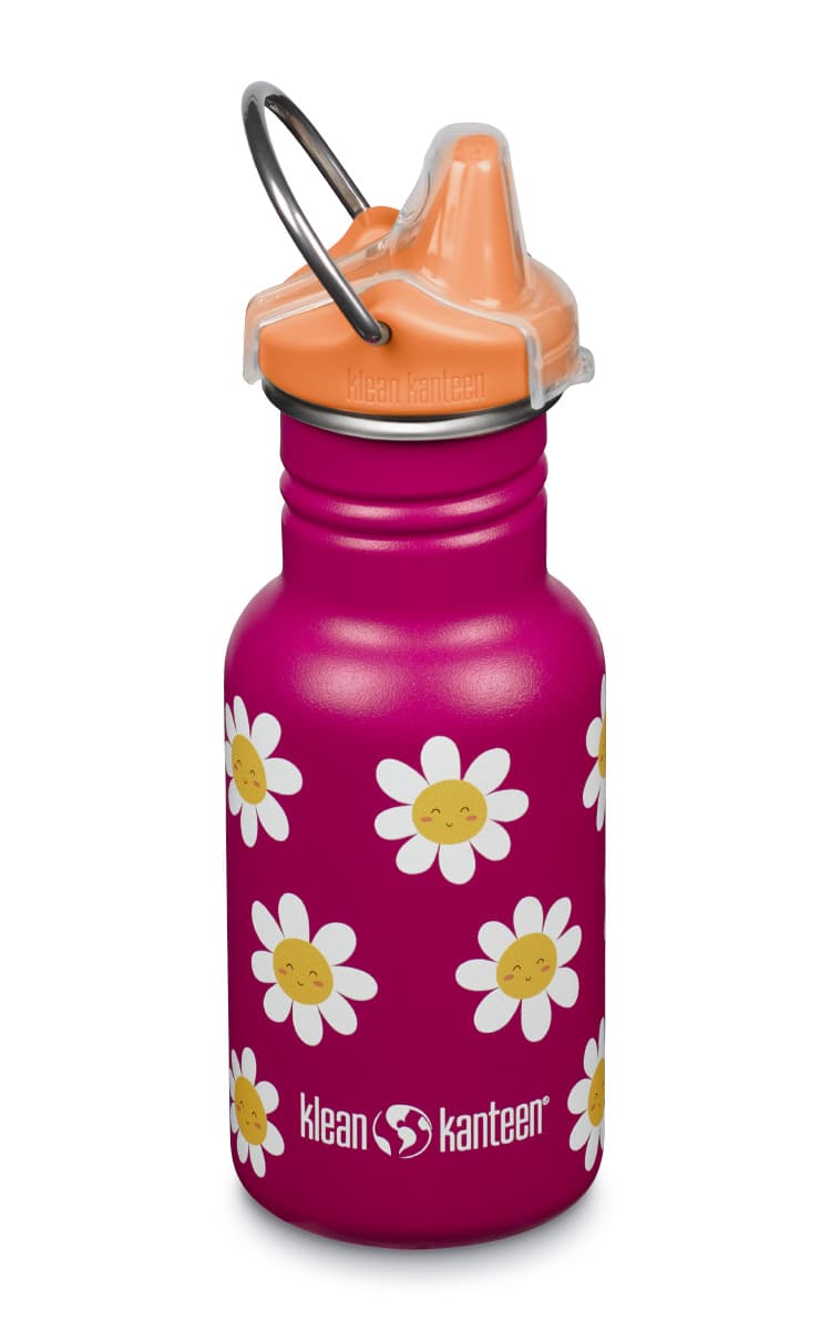 Klean Kanteen Kid Classic Narrow Happy Flowers w/ Kid Sippy Cap 355 ml 2