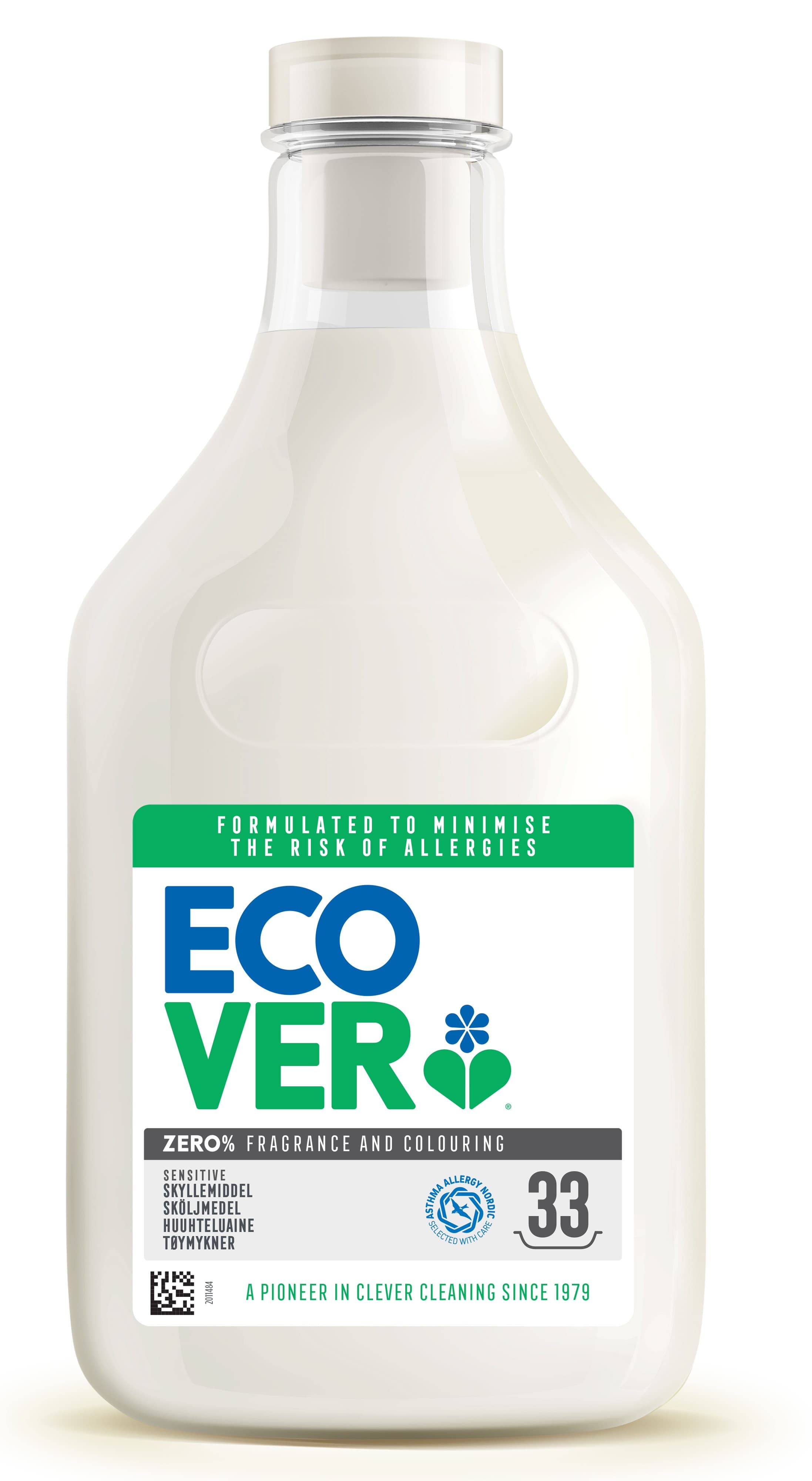 Ecover Sköljmedel Zero Parfymfri 1000 ml