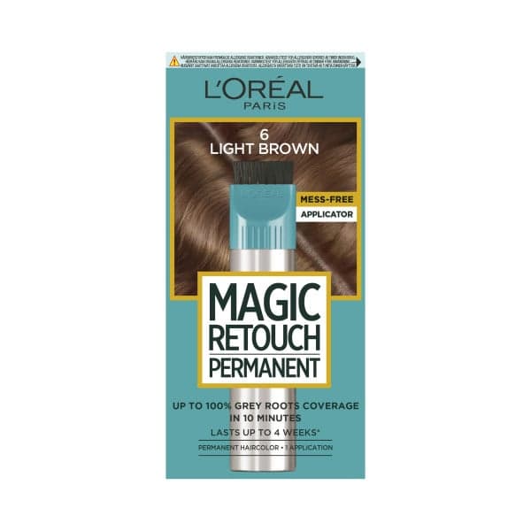 L'Oréal Paris Magic Retouch Permanent Direktverkande Hårfärg 6 Light Brown