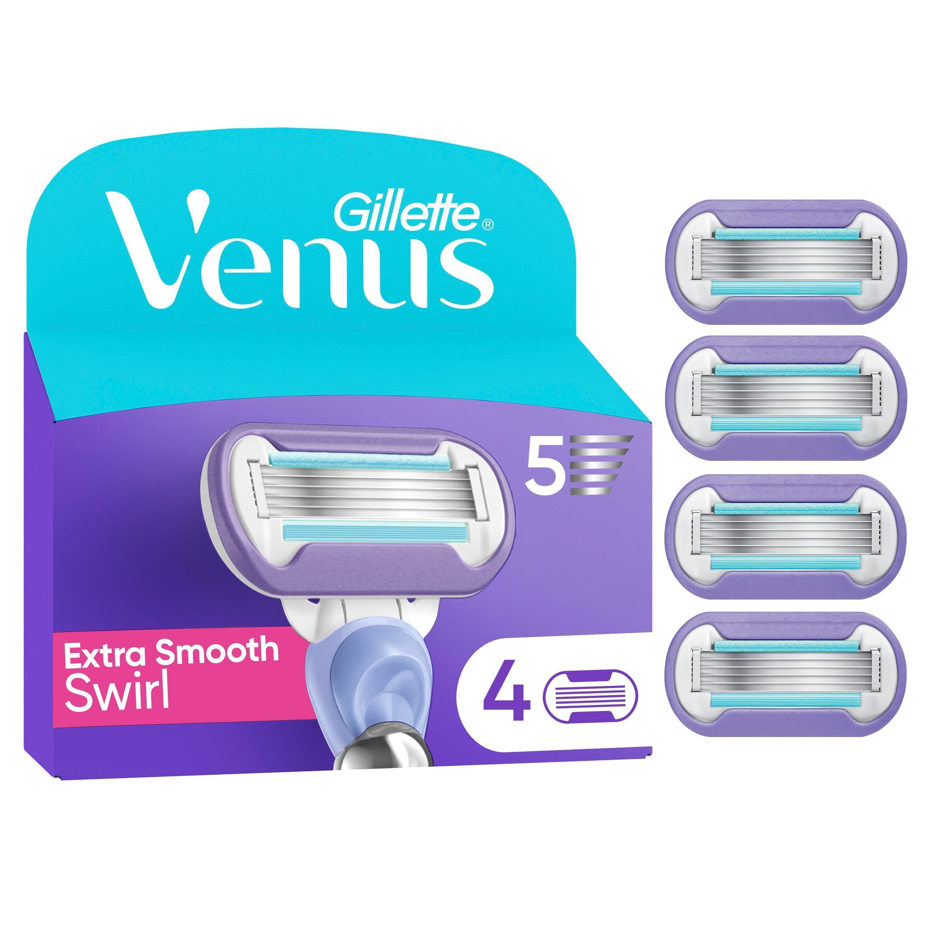 Gillette Venus Extra Smooth Swirl Rakblad 4 st