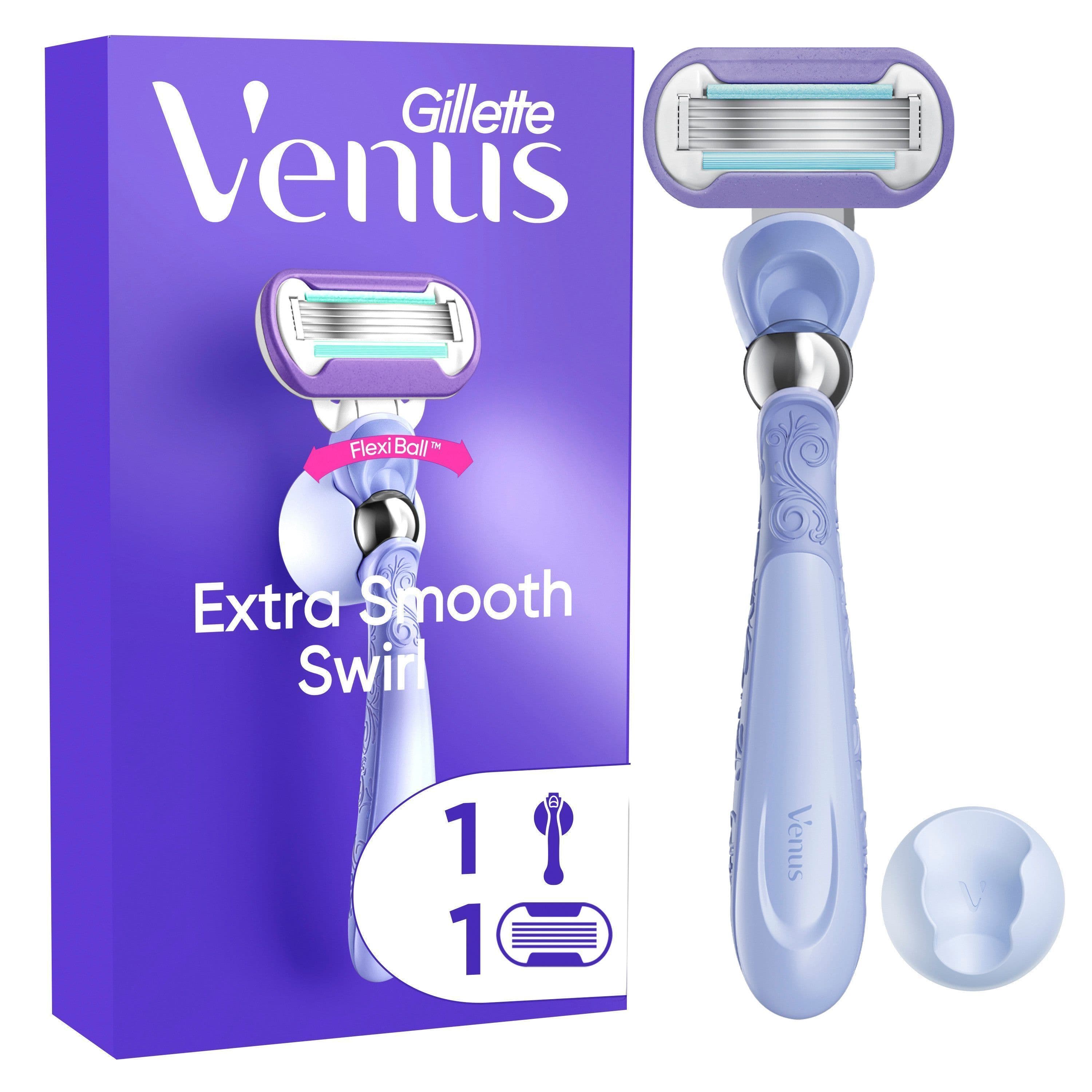 Gillette Venus Extra Smooth Swirl Rakhyvel med 1 Rakblad