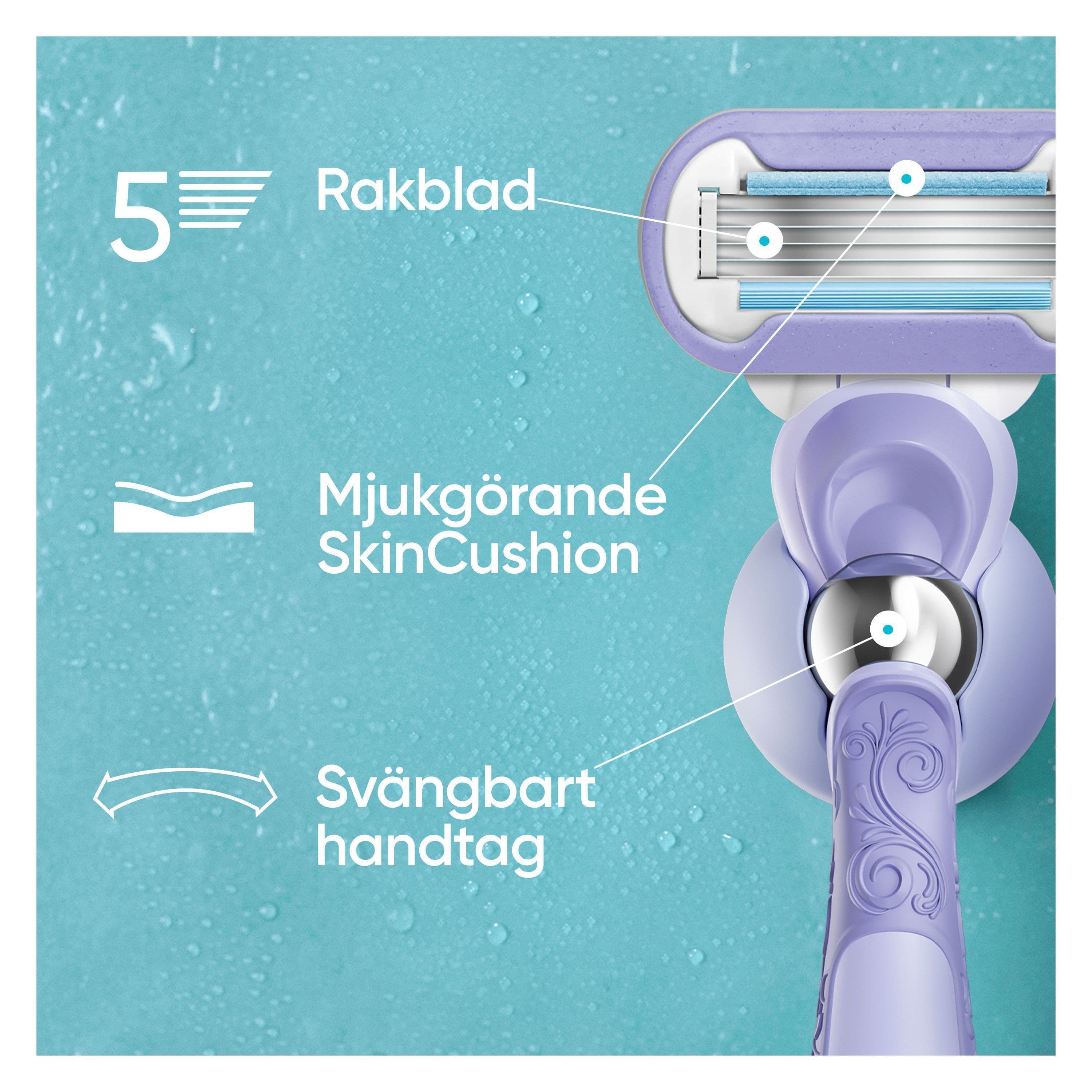 Gillette Venus Extra Smooth Swirl Rakhyvel med 1 Rakblad 3