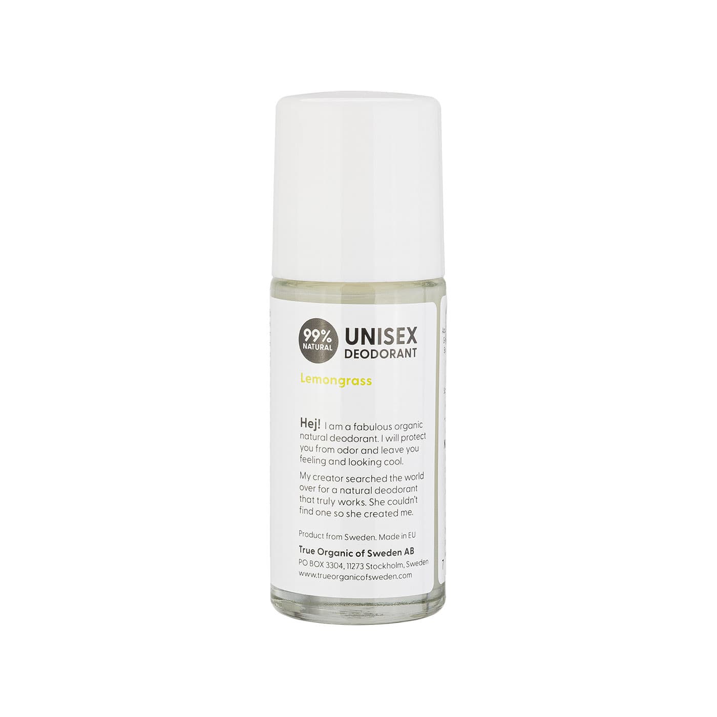True Organic of Sweden Undercover Agent Lemongrass Deo 50 ml 2
