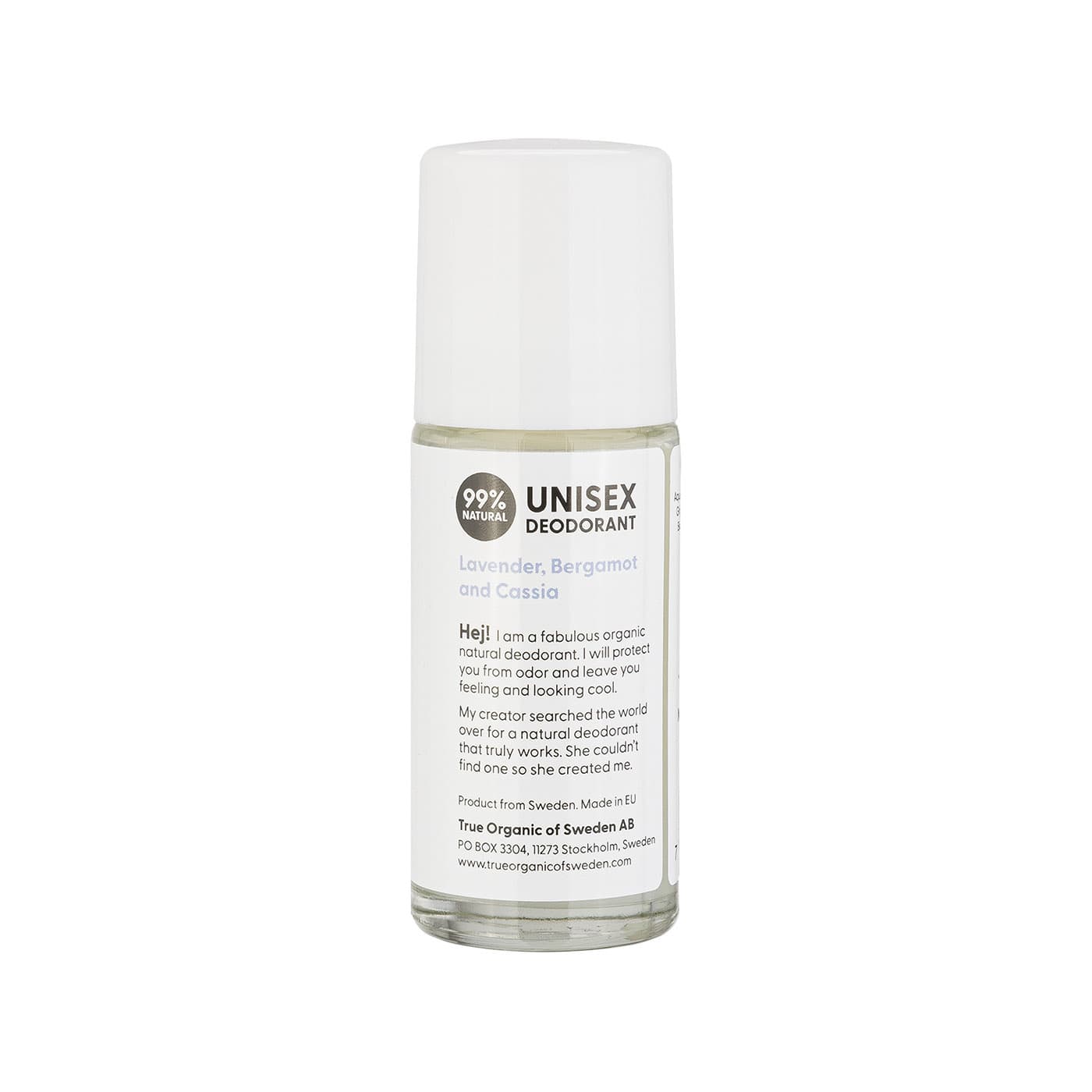 True Organic of Sweden Undercover Agent Lavender Bergamot Cassia Deo 50 ml 2